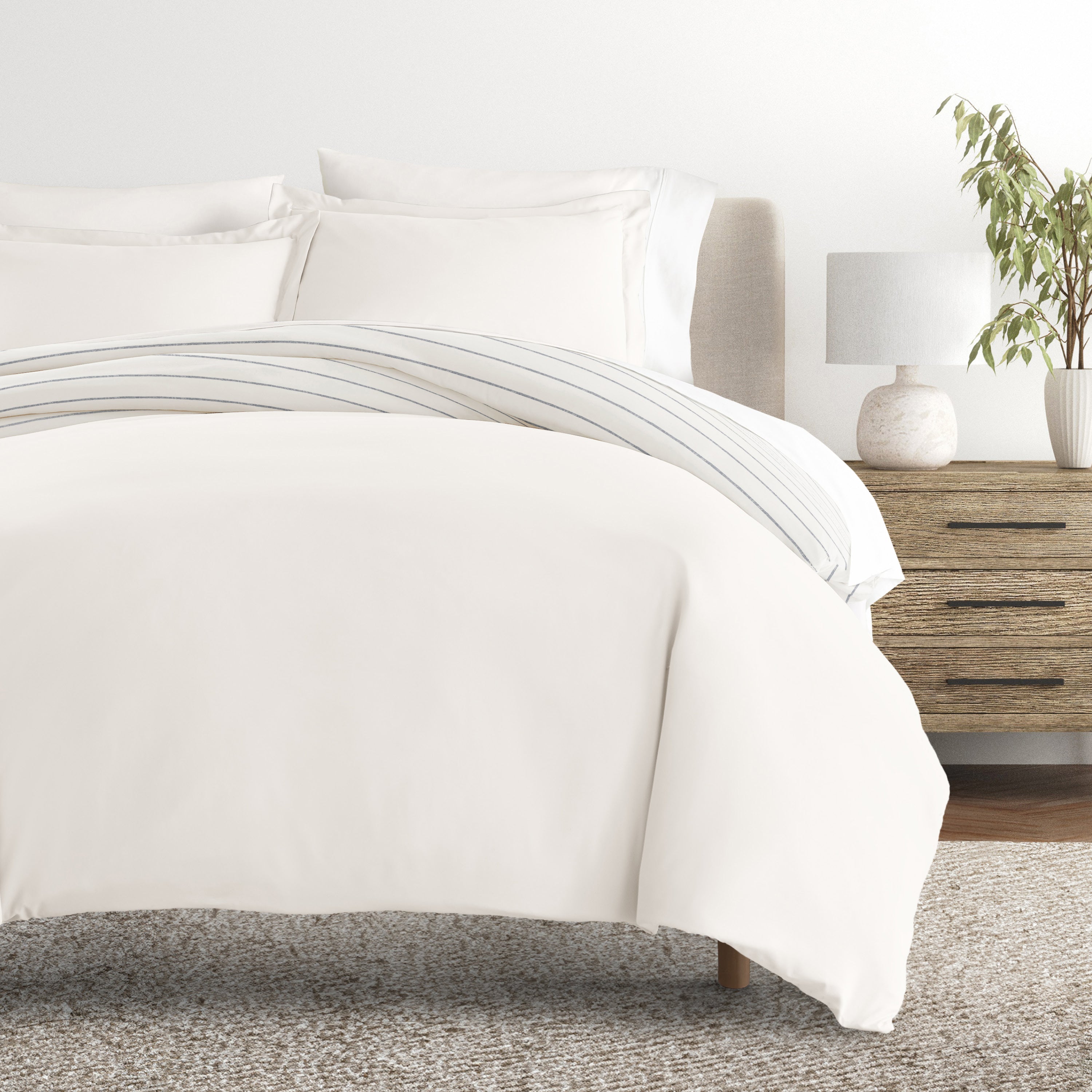 iEnjoy Home Harbor Stripe Duvet Cover