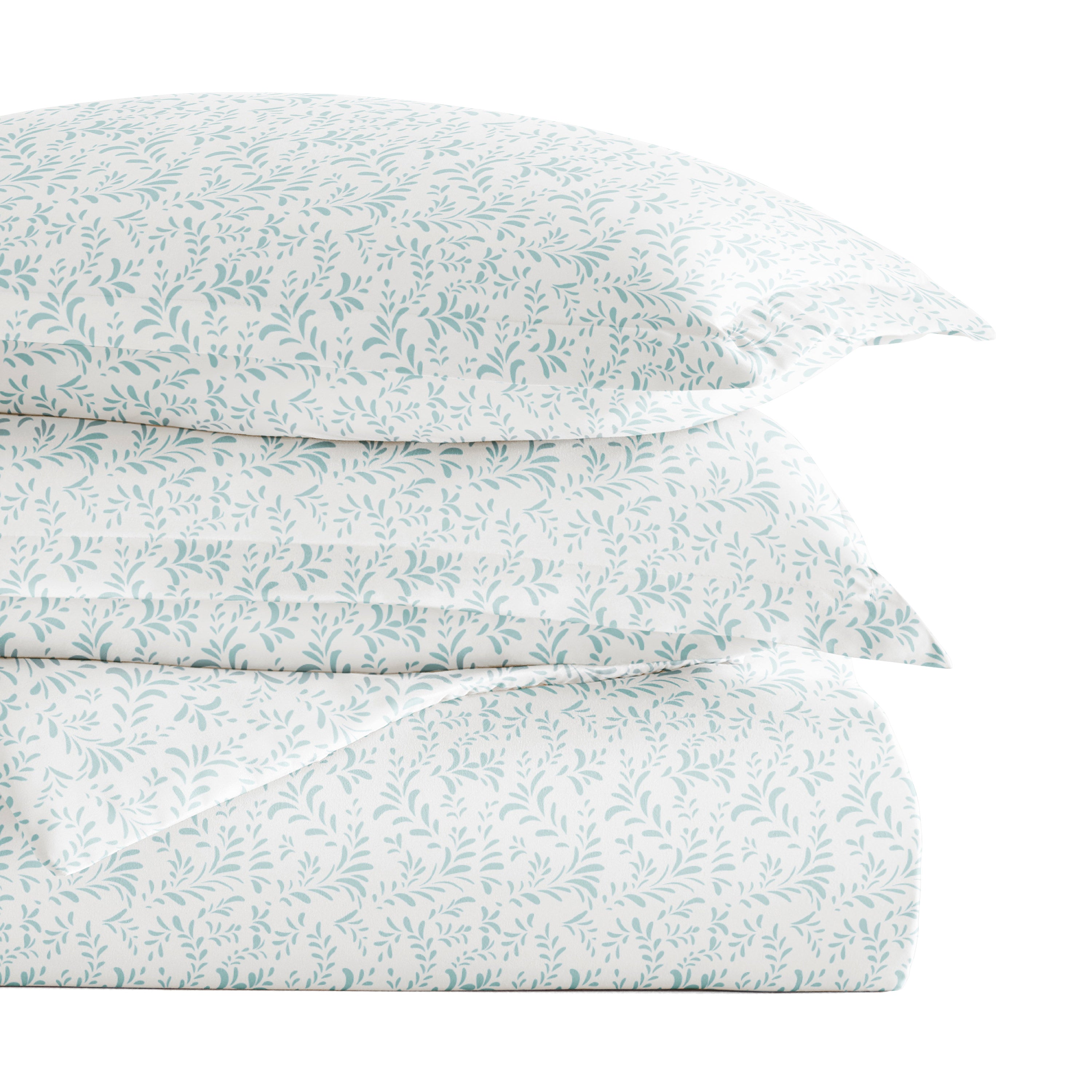 Burst of Vines Patterned Duvet Cover Set