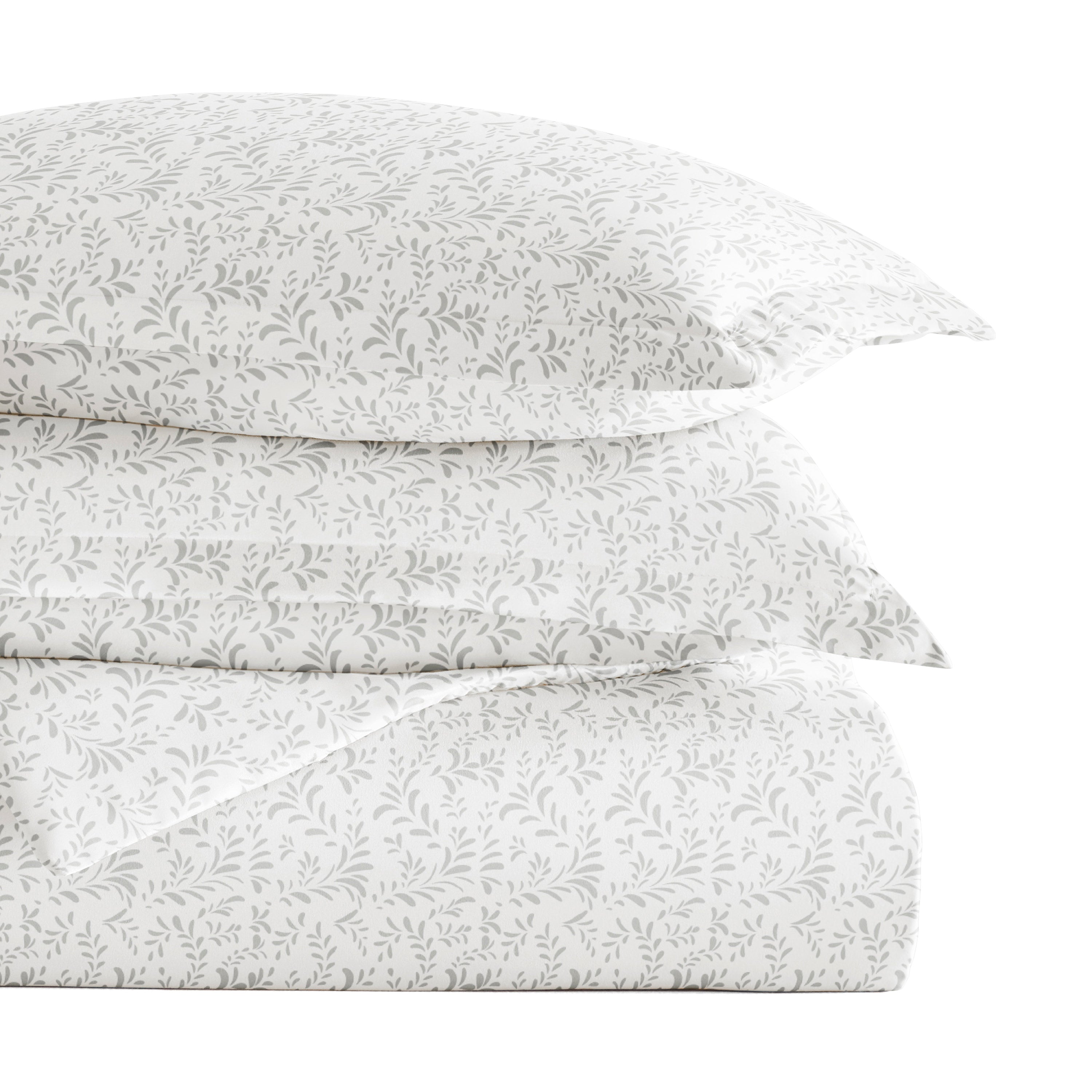Burst of Vines Patterned Duvet Cover Set