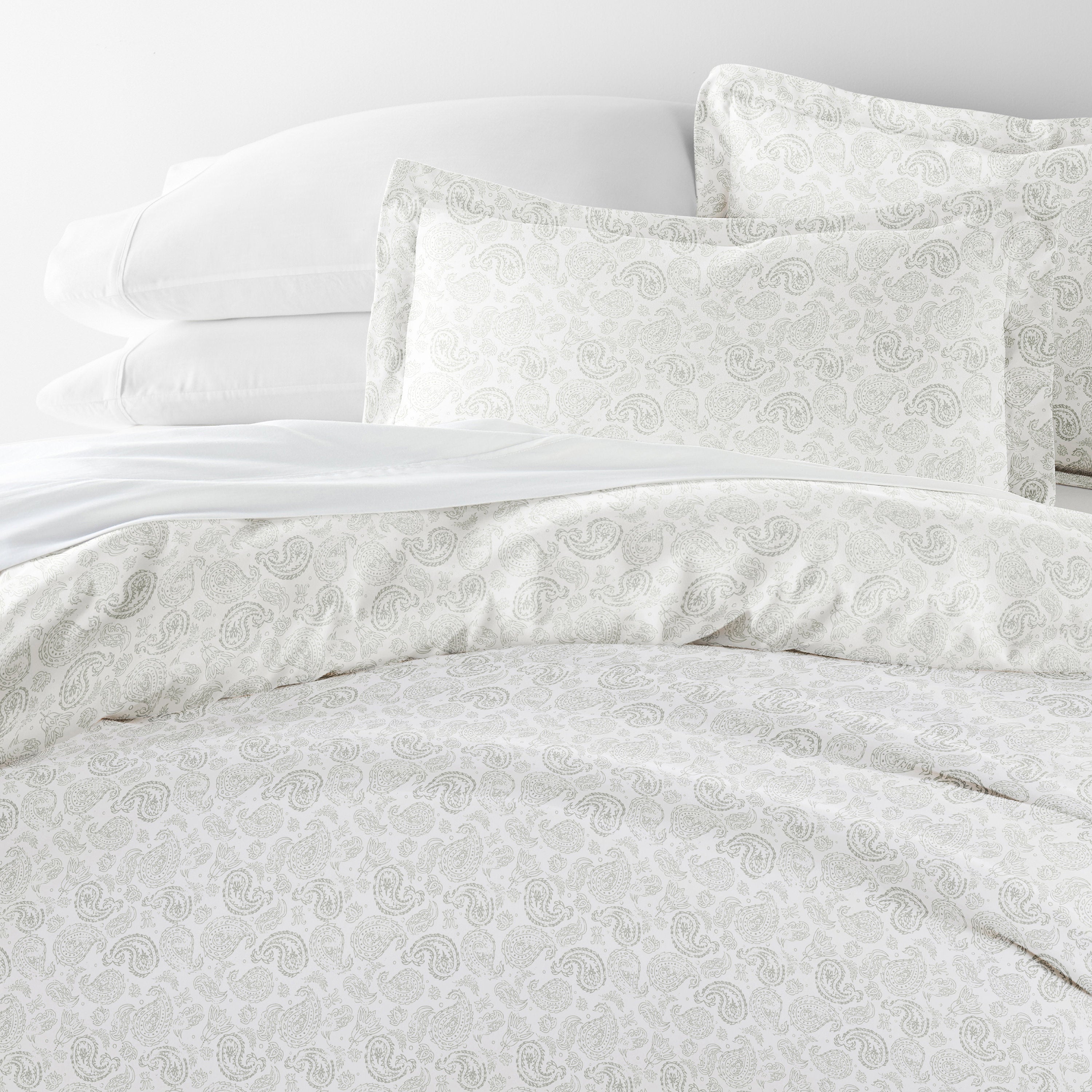 Coarse Paisley Patterned Duvet Cover Set