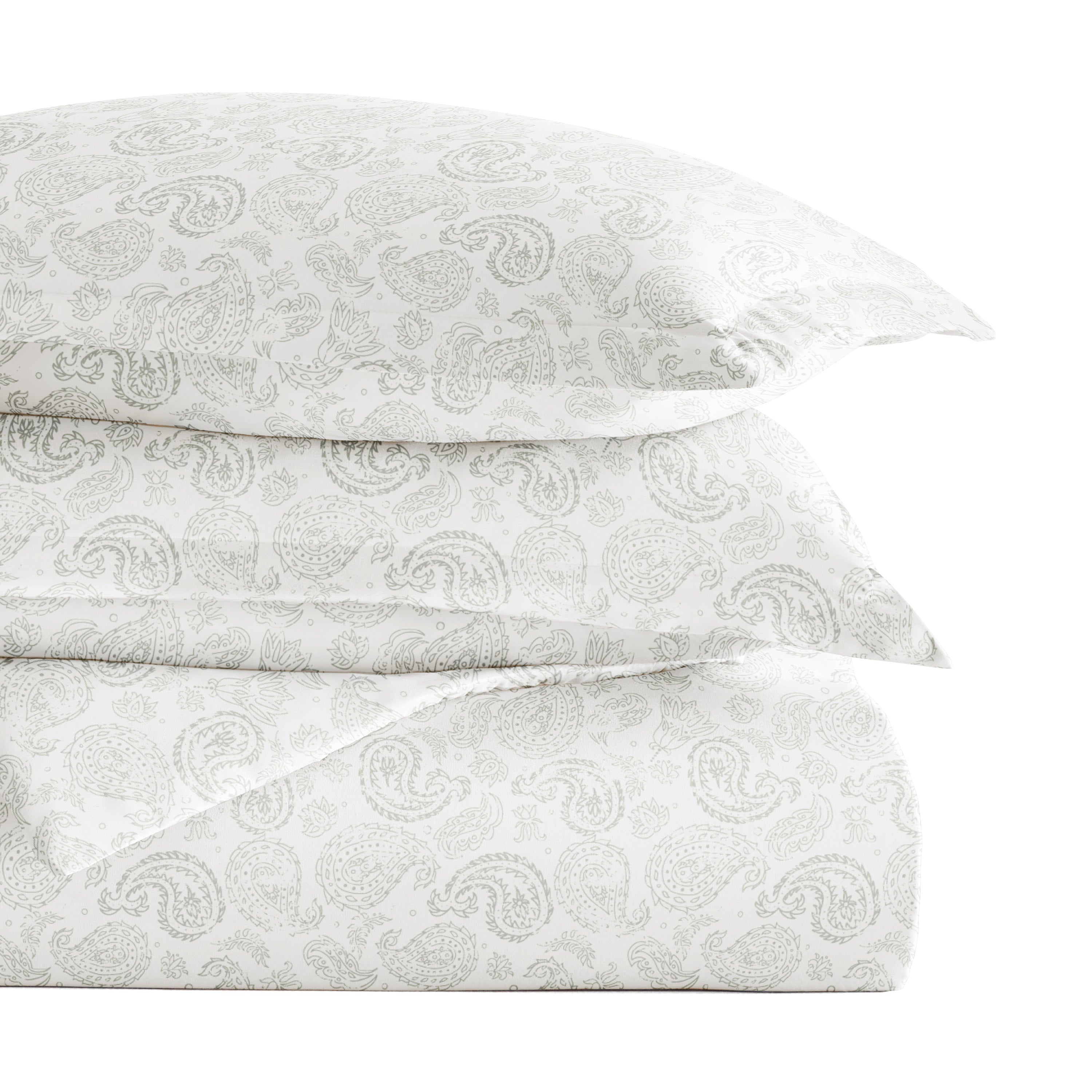 Coarse Paisley Patterned Duvet Cover Set