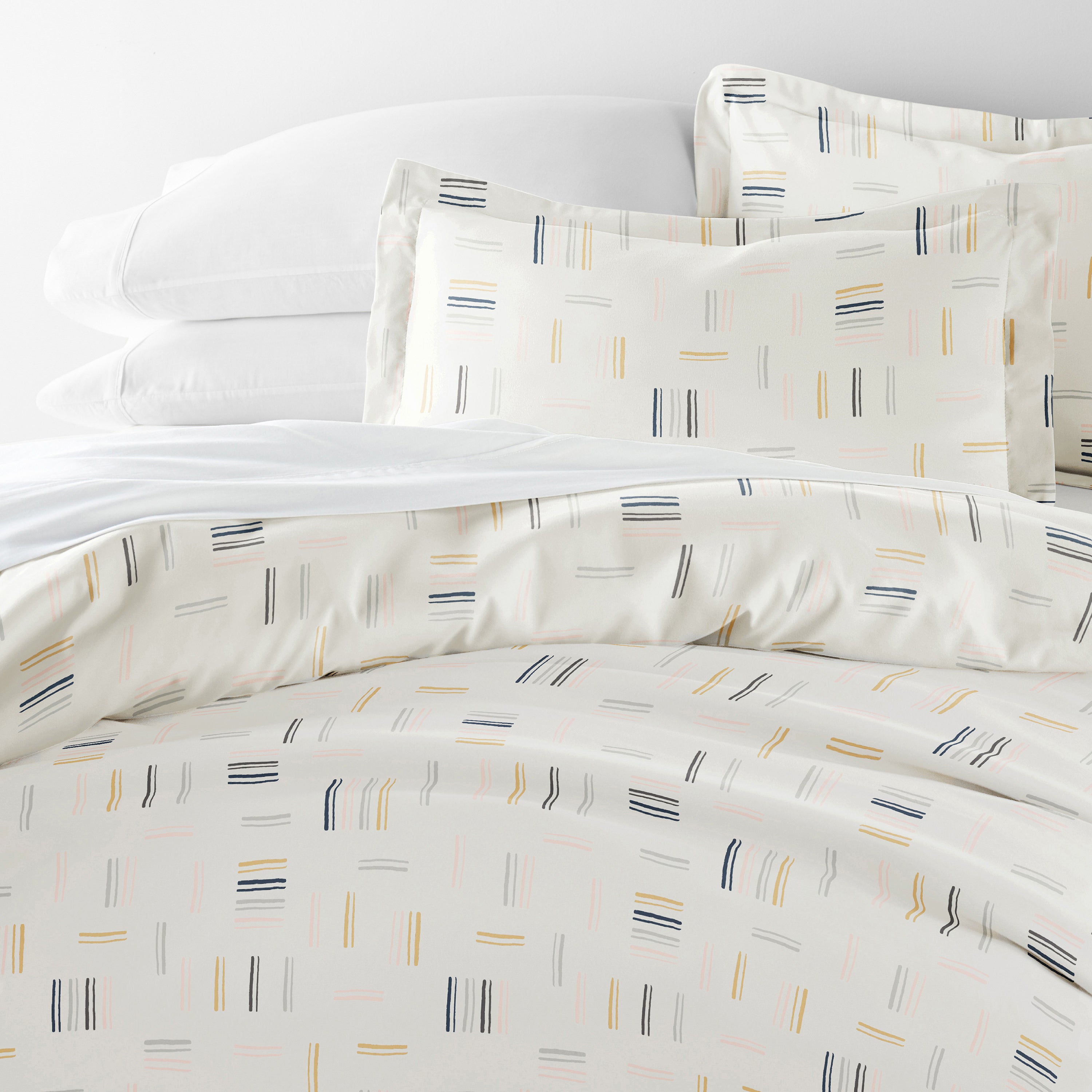 Geo Dash Patterned Duvet Cover Set