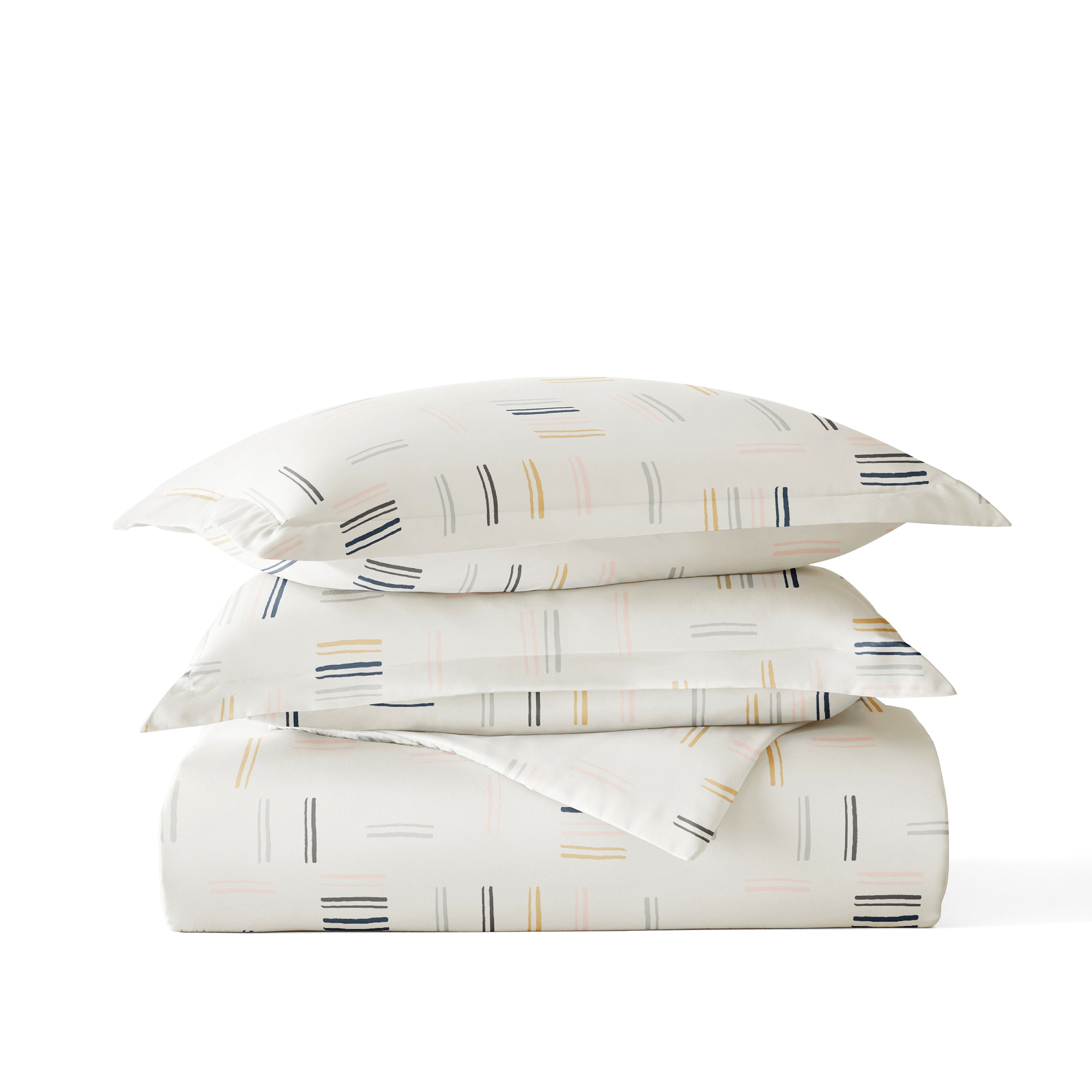 Geo Dash Patterned Duvet Cover Set
