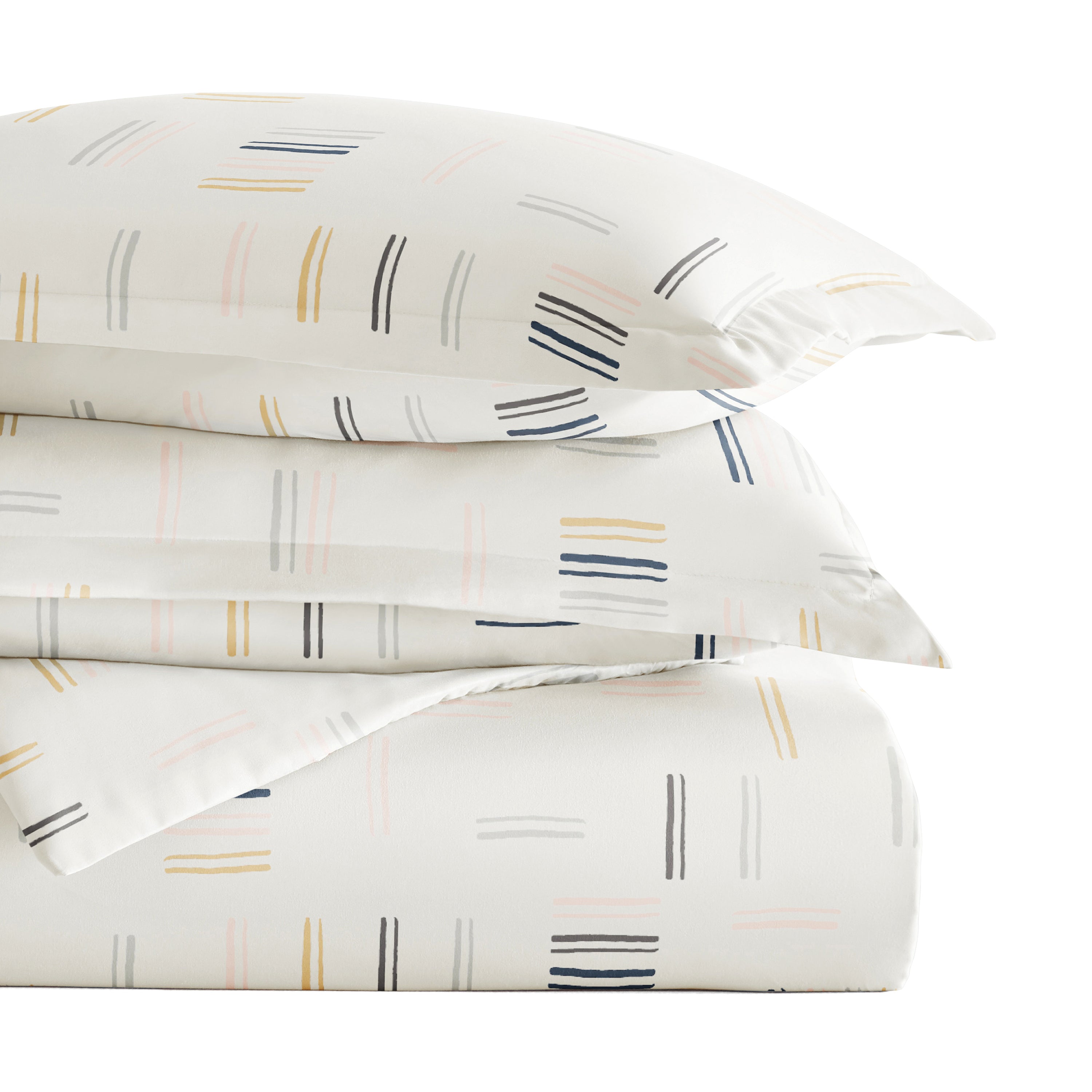 Geo Dash Patterned Duvet Cover Set