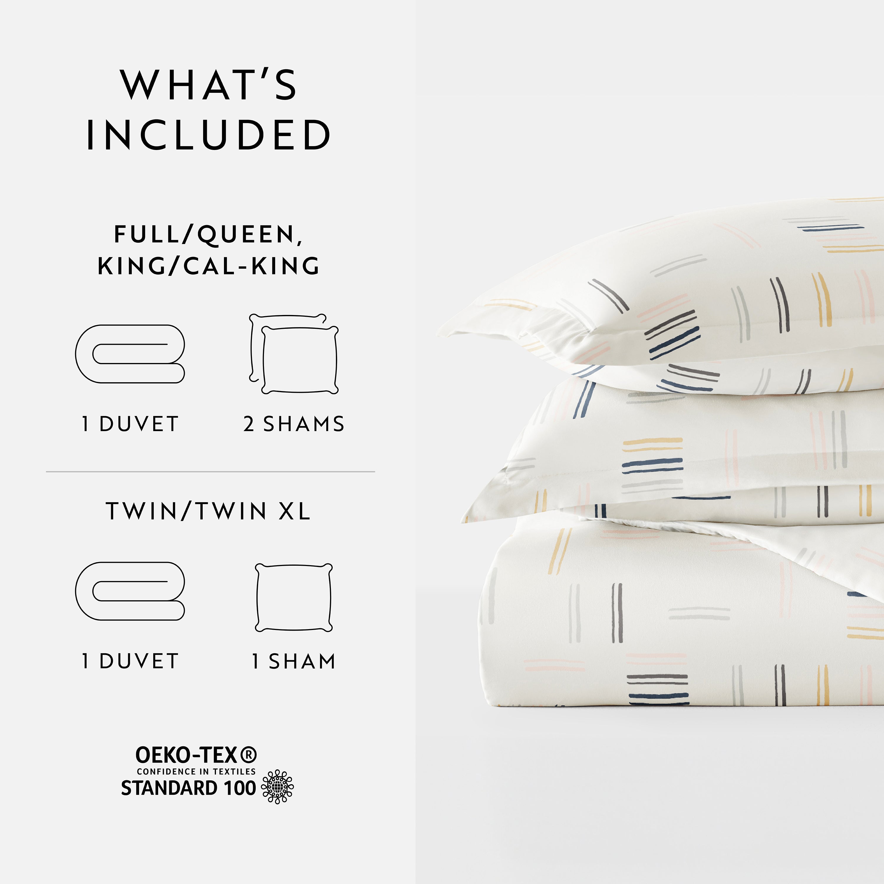 Geo Dash Patterned Duvet Cover Set