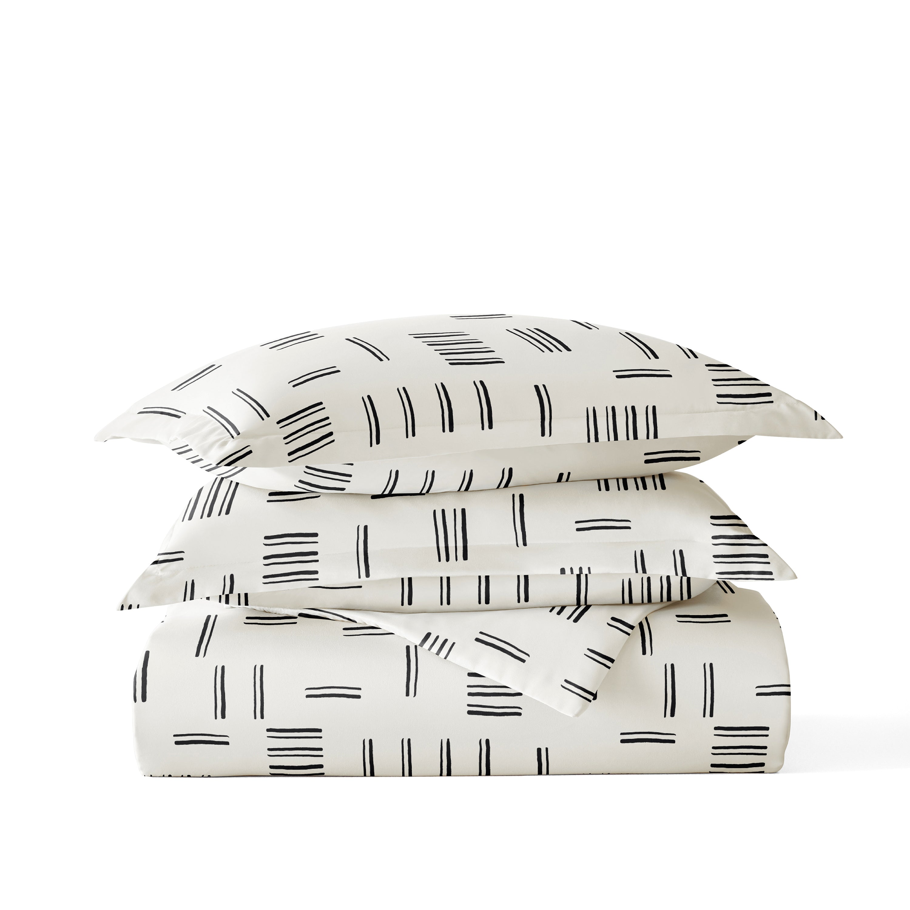 Geo Dash Patterned Duvet Cover Set