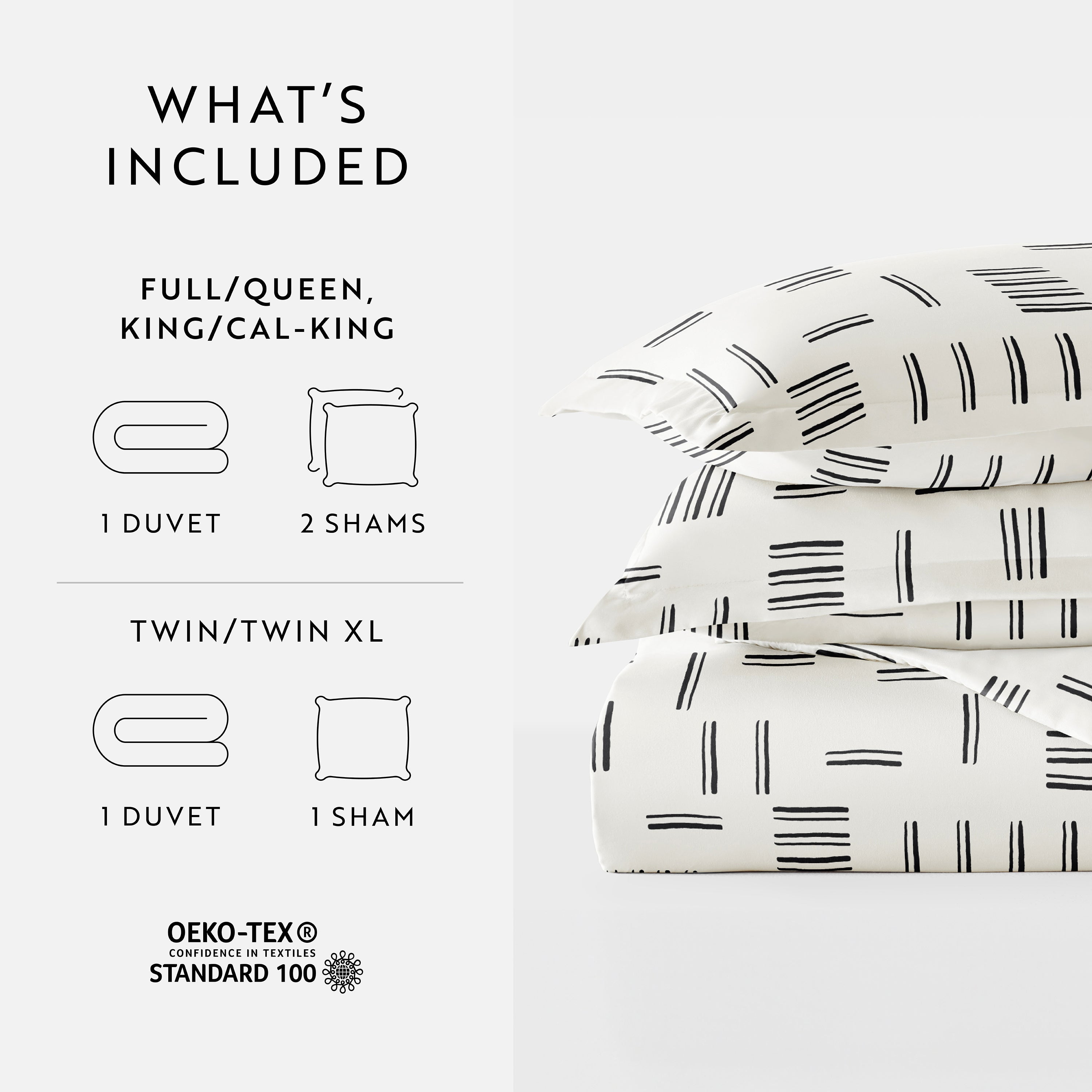 Geo Dash Patterned Duvet Cover Set