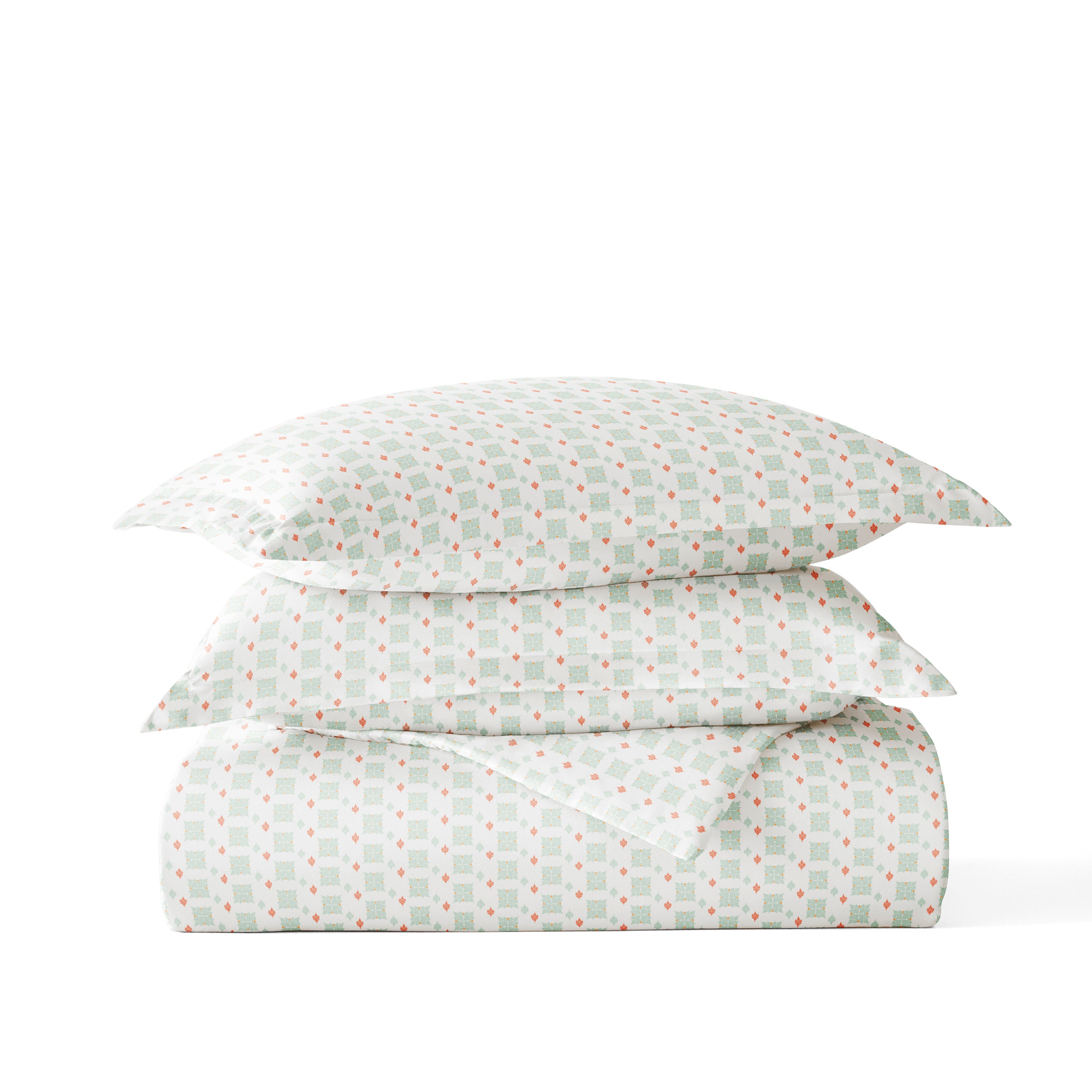 Lights in Blue Patterned Duvet Cover Set