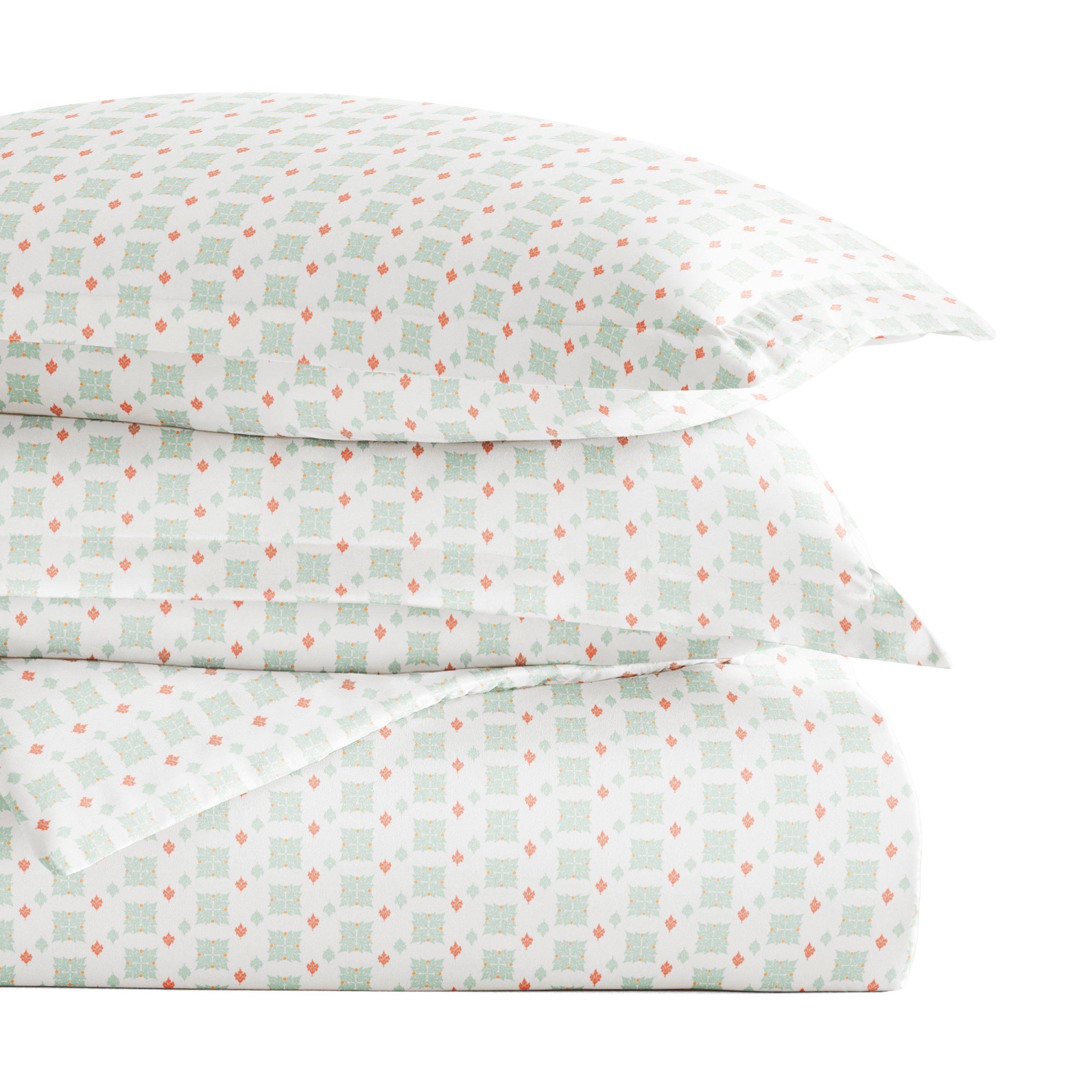 Lights in Blue Patterned Duvet Cover Set