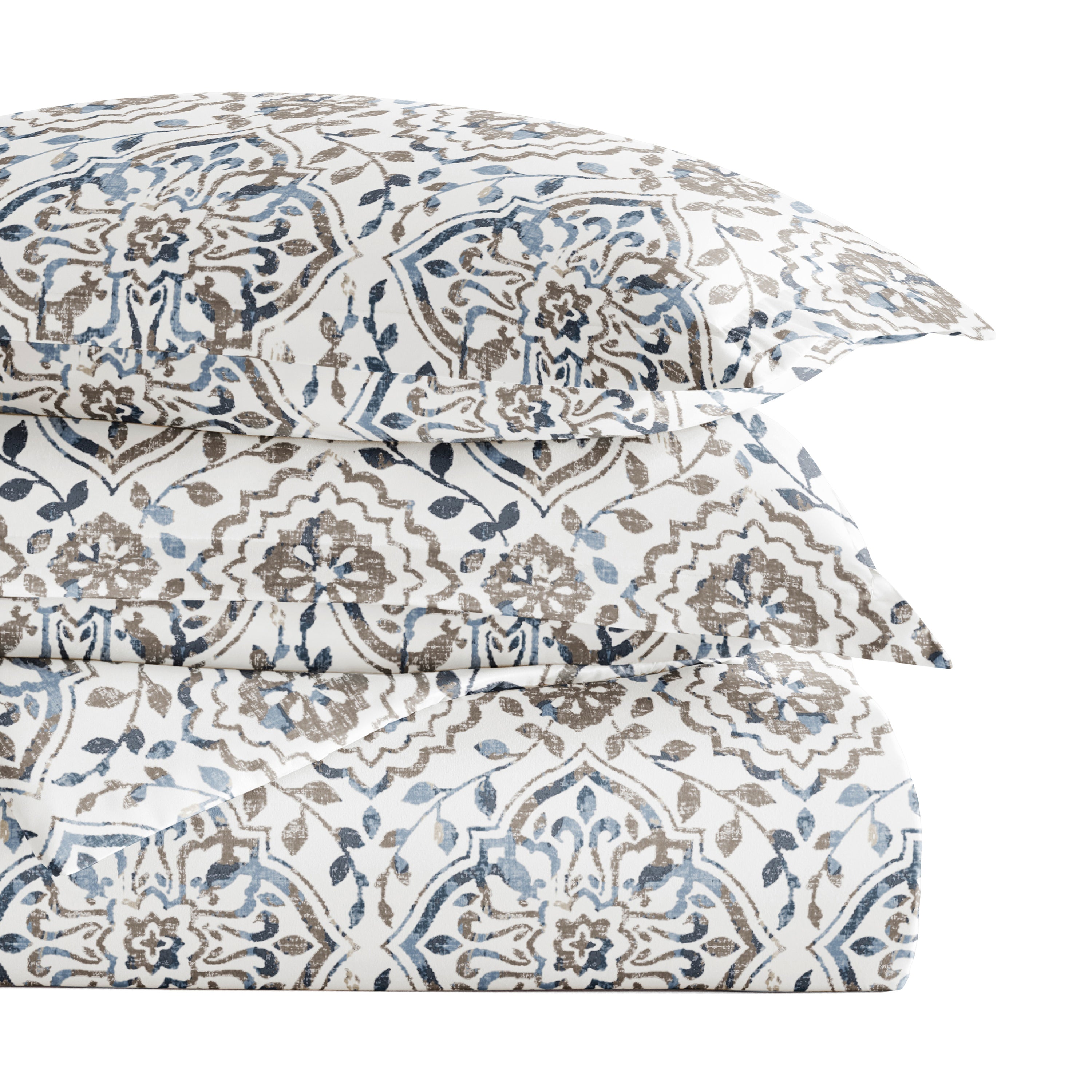 Oasis Patterned Duvet Cover Set