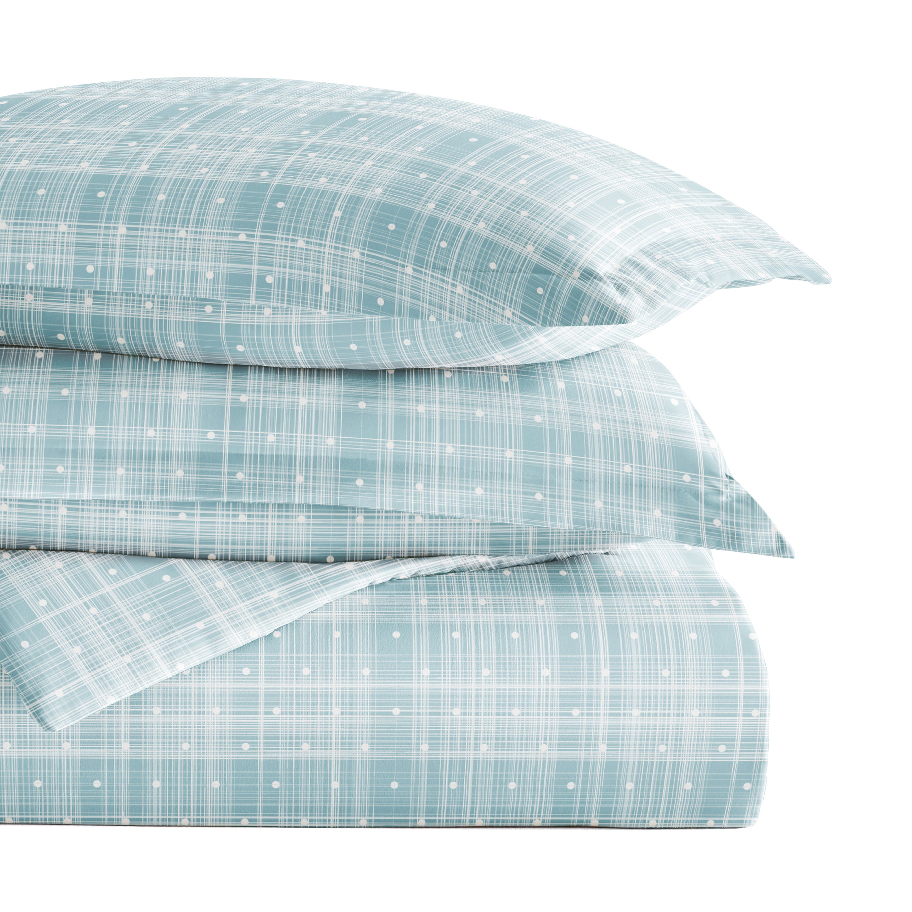 Polka Dot Patterned Duvet Cover Set