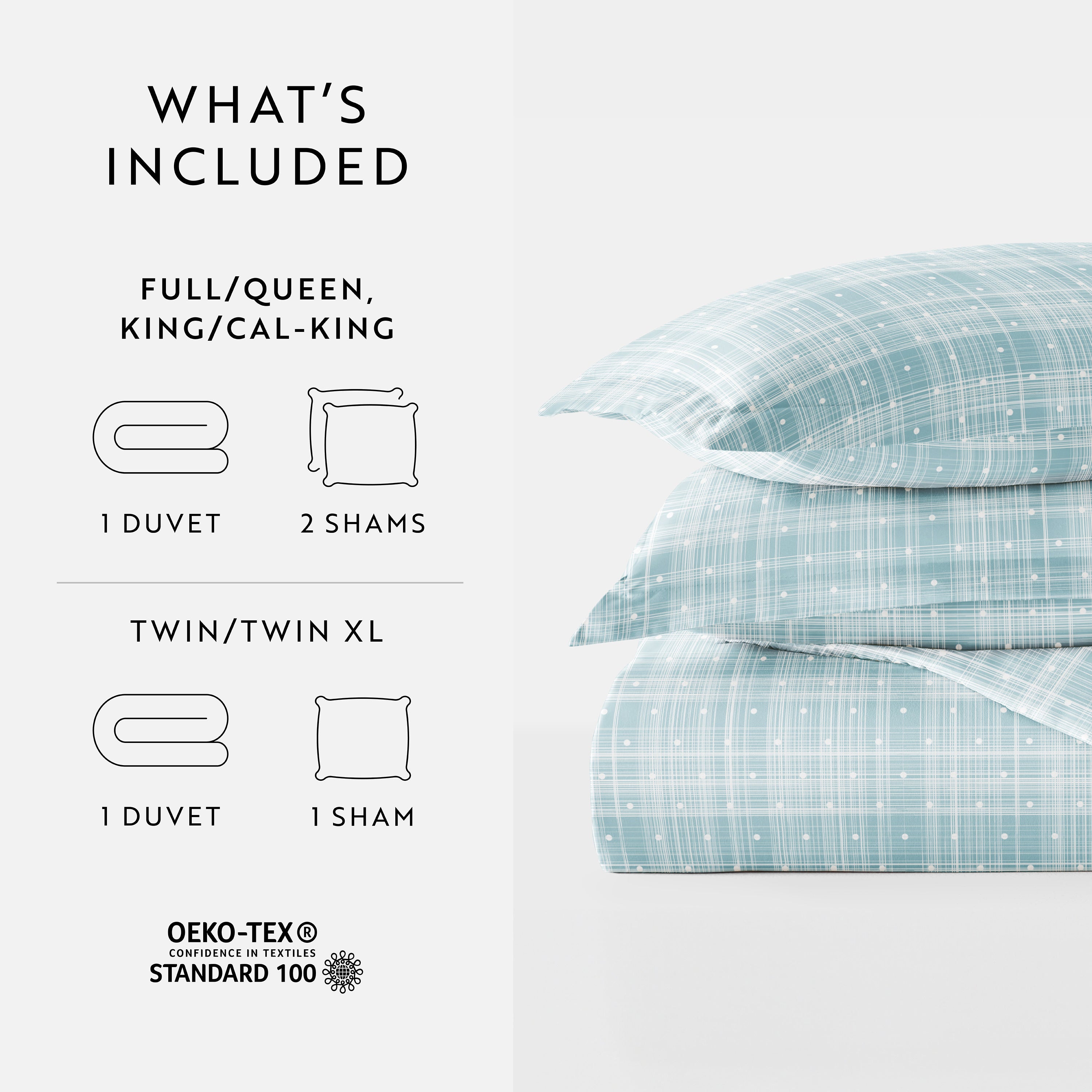 Polka Dot Patterned Duvet Cover Set