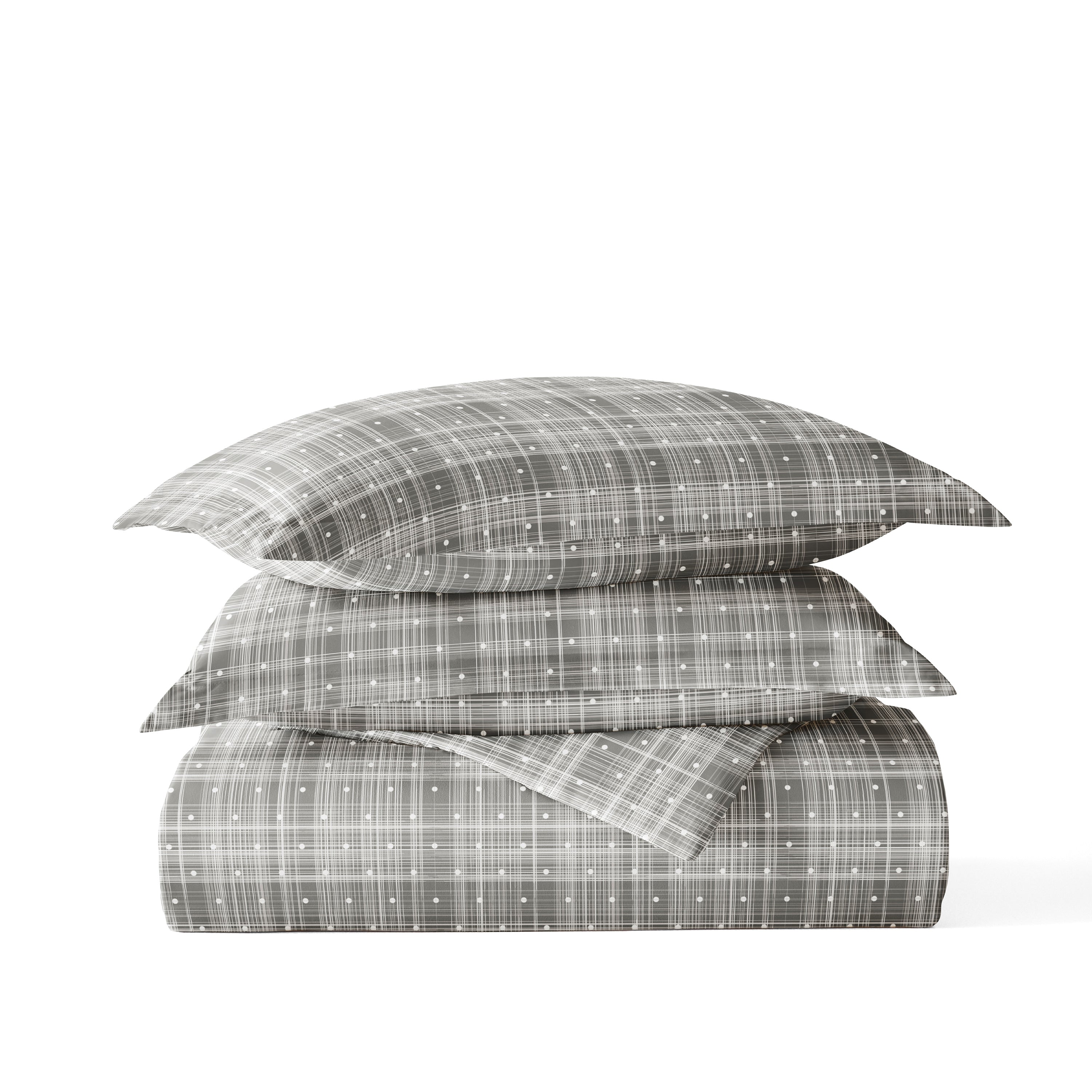 Polka Dot Patterned Duvet Cover Set