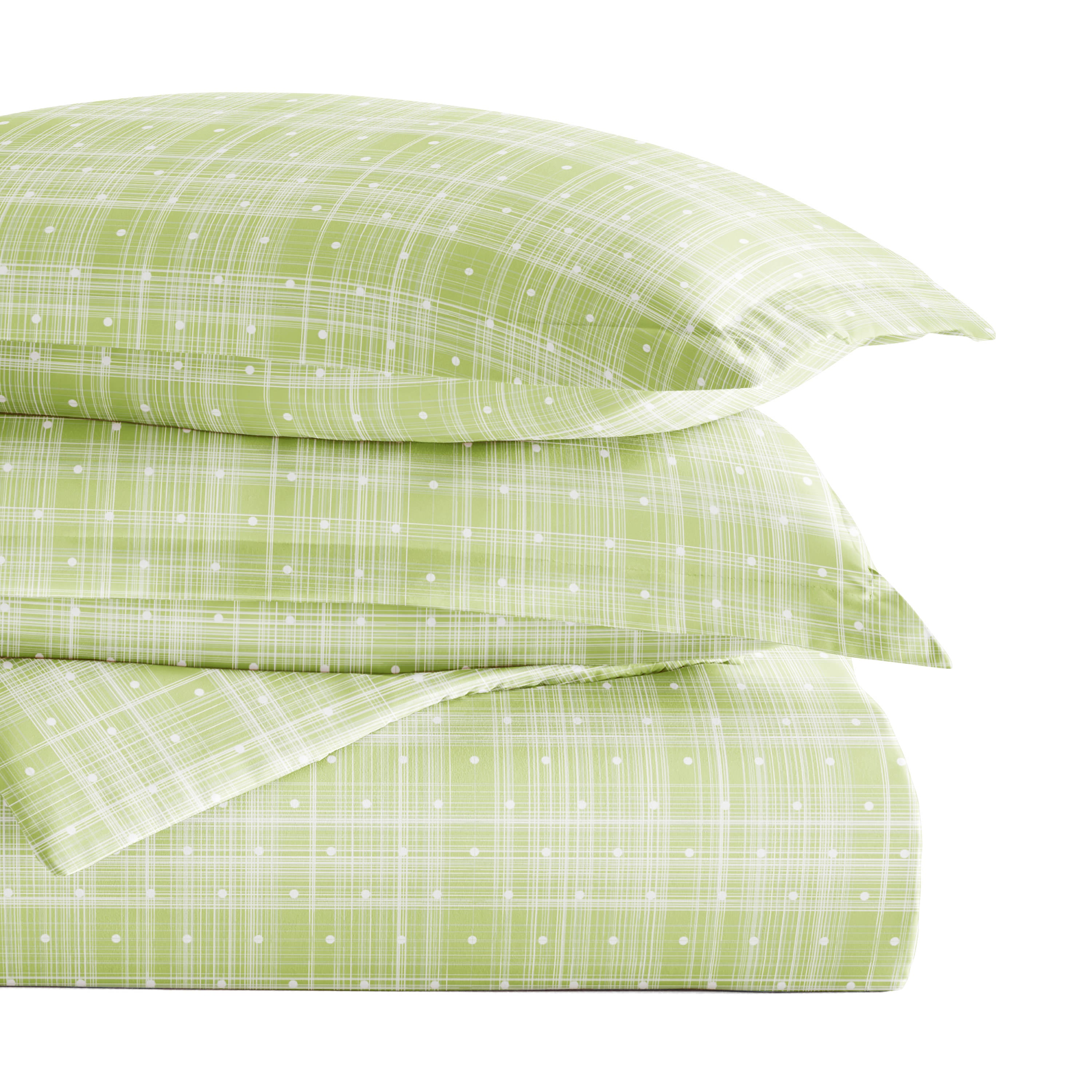 Polka Dot Patterned Duvet Cover Set