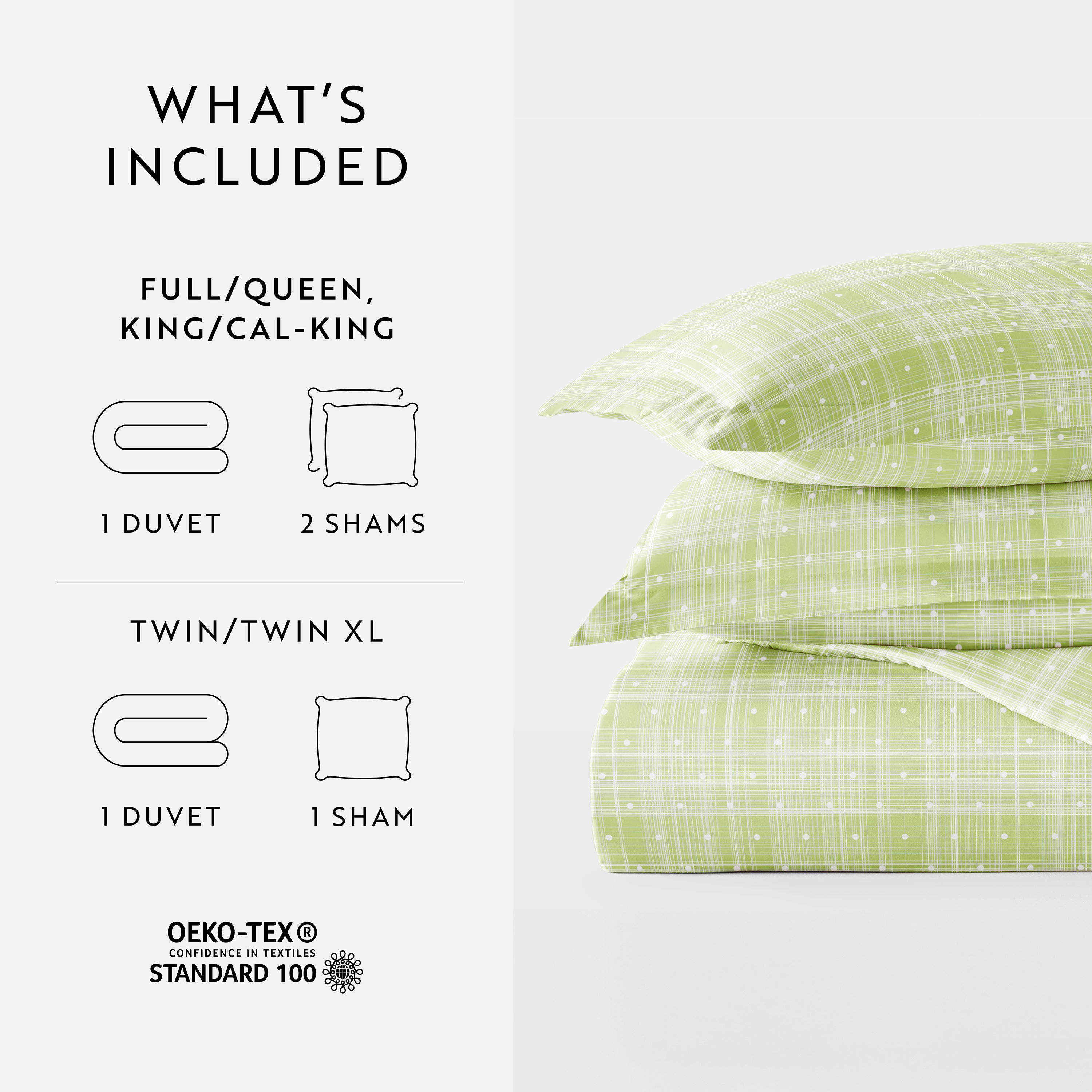 Polka Dot Patterned Duvet Cover Set