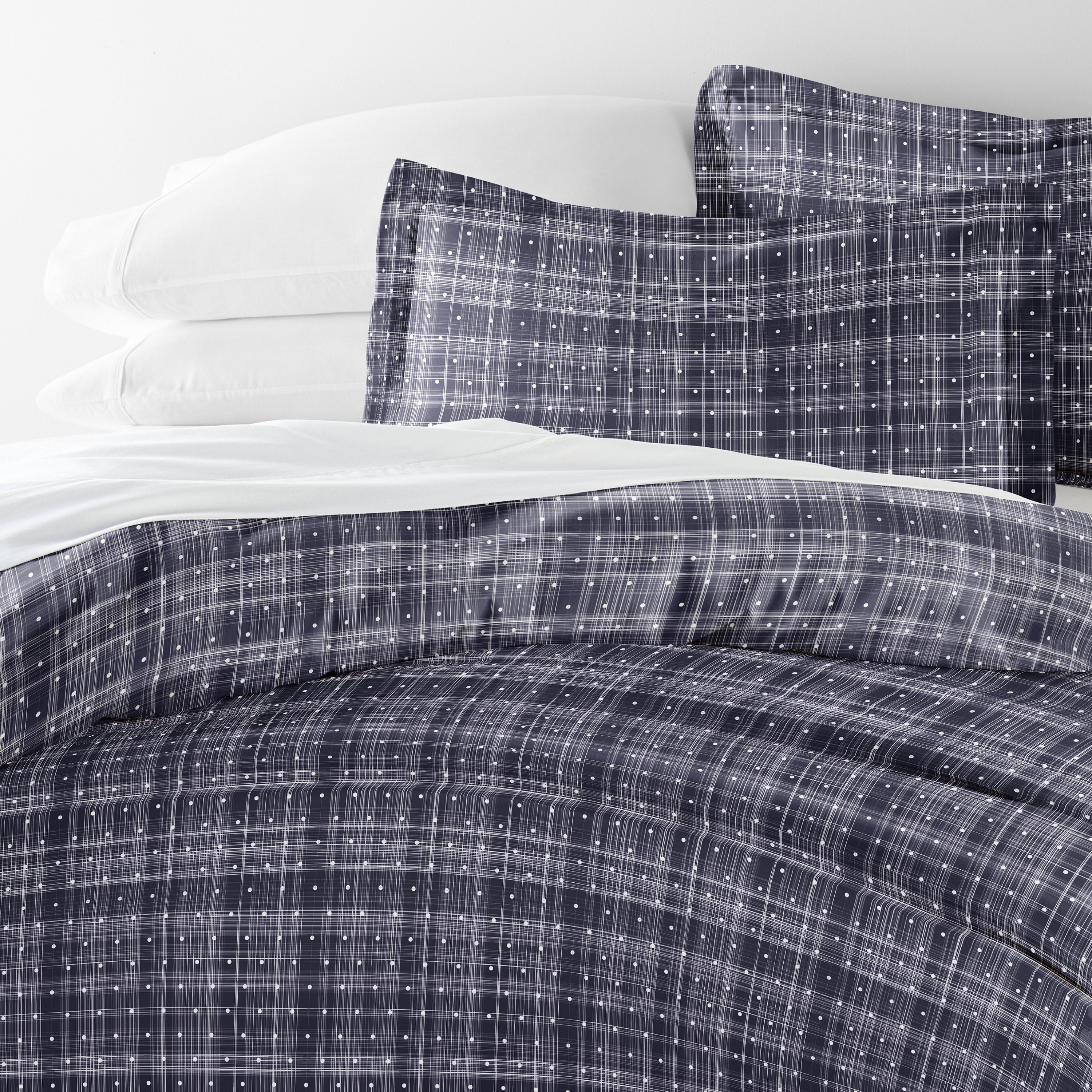 Polka Dot Patterned Duvet Cover Set