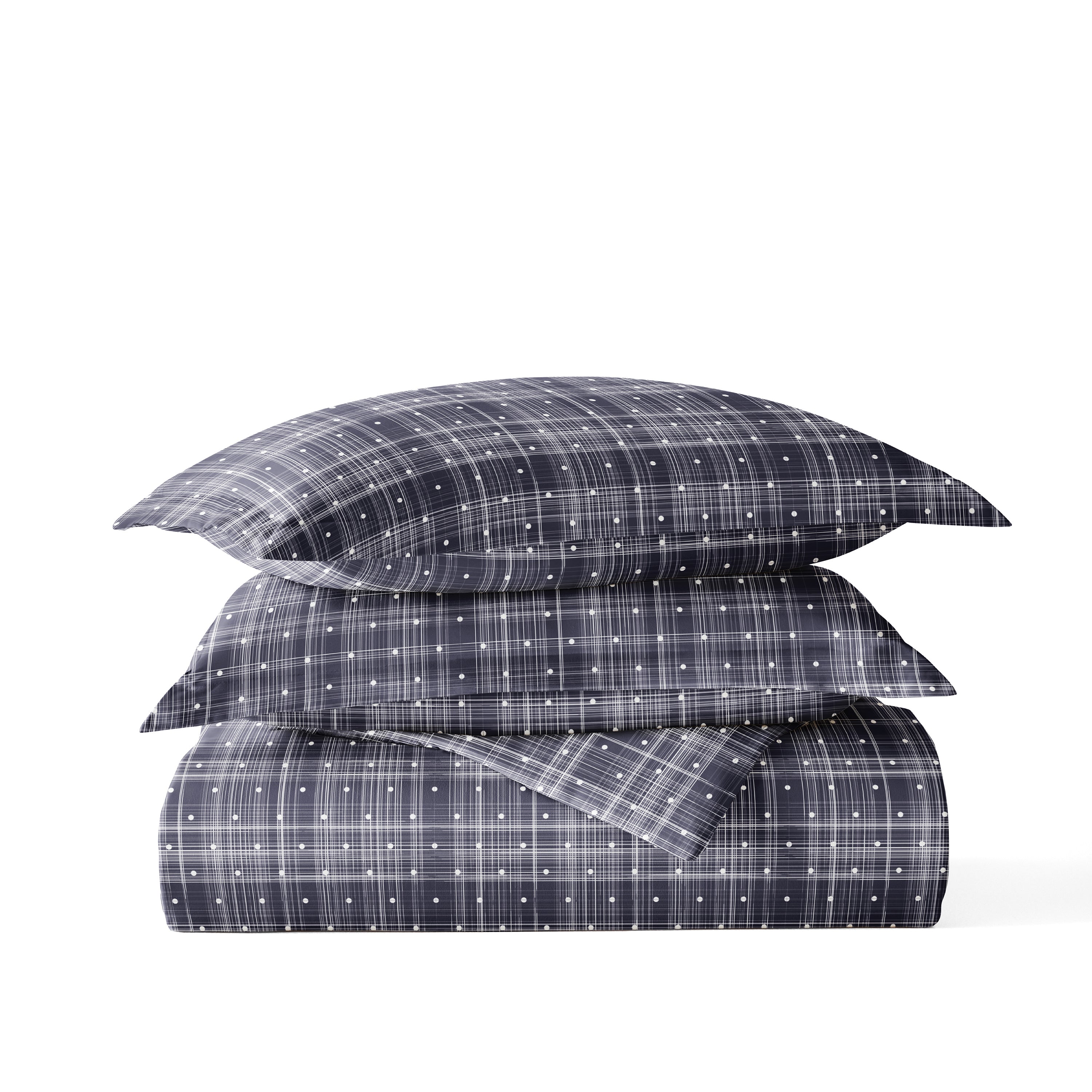 Polka Dot Patterned Duvet Cover Set