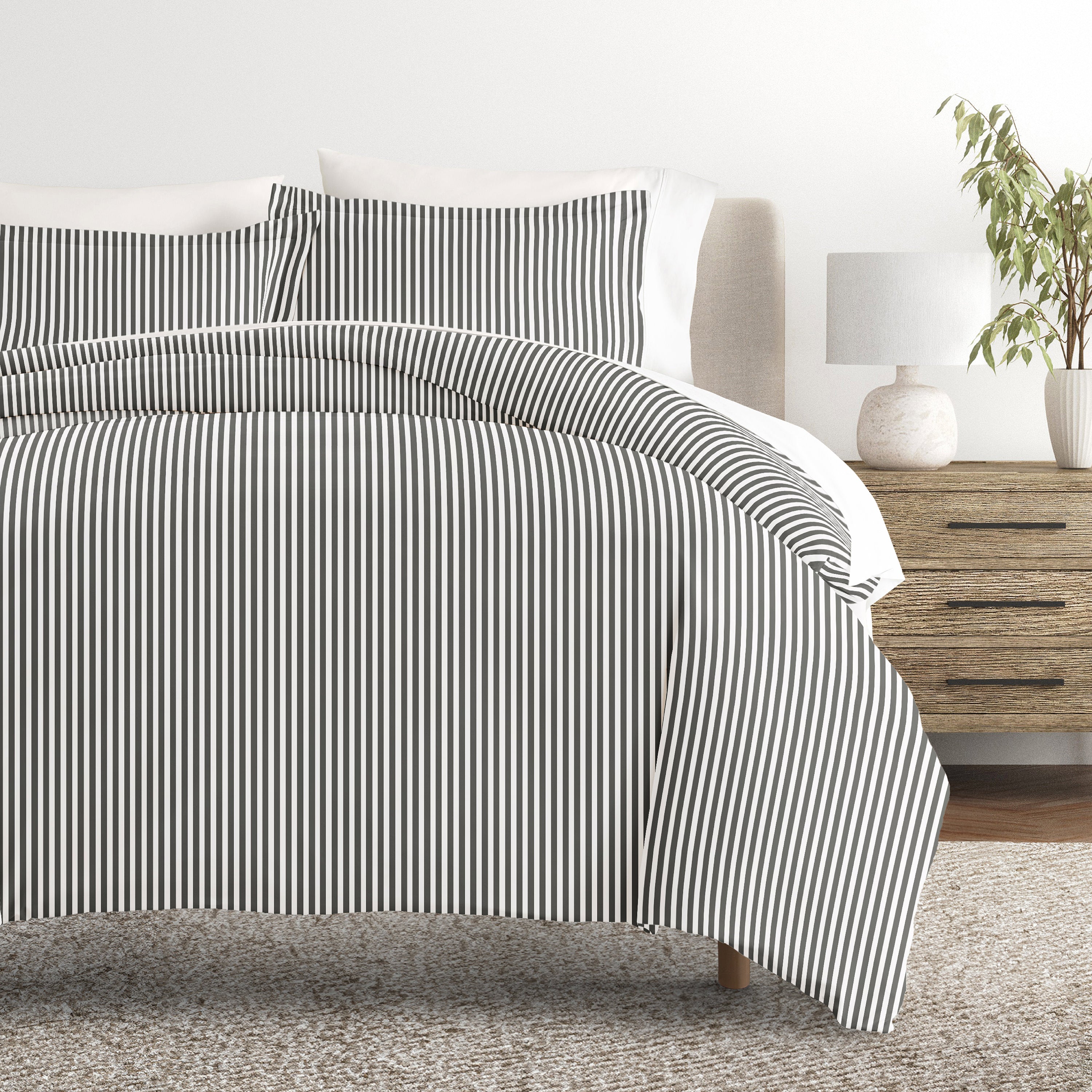 Ribbon Patterned Duvet Cover Set
