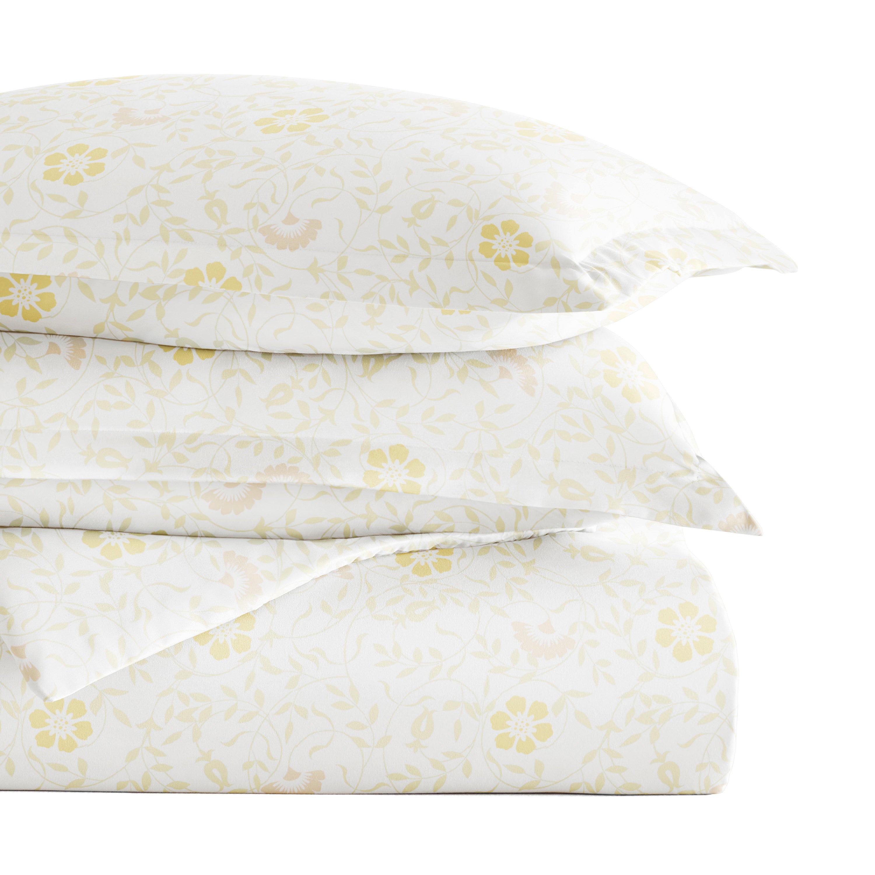 Spring Vines Patterned Duvet Cover Set