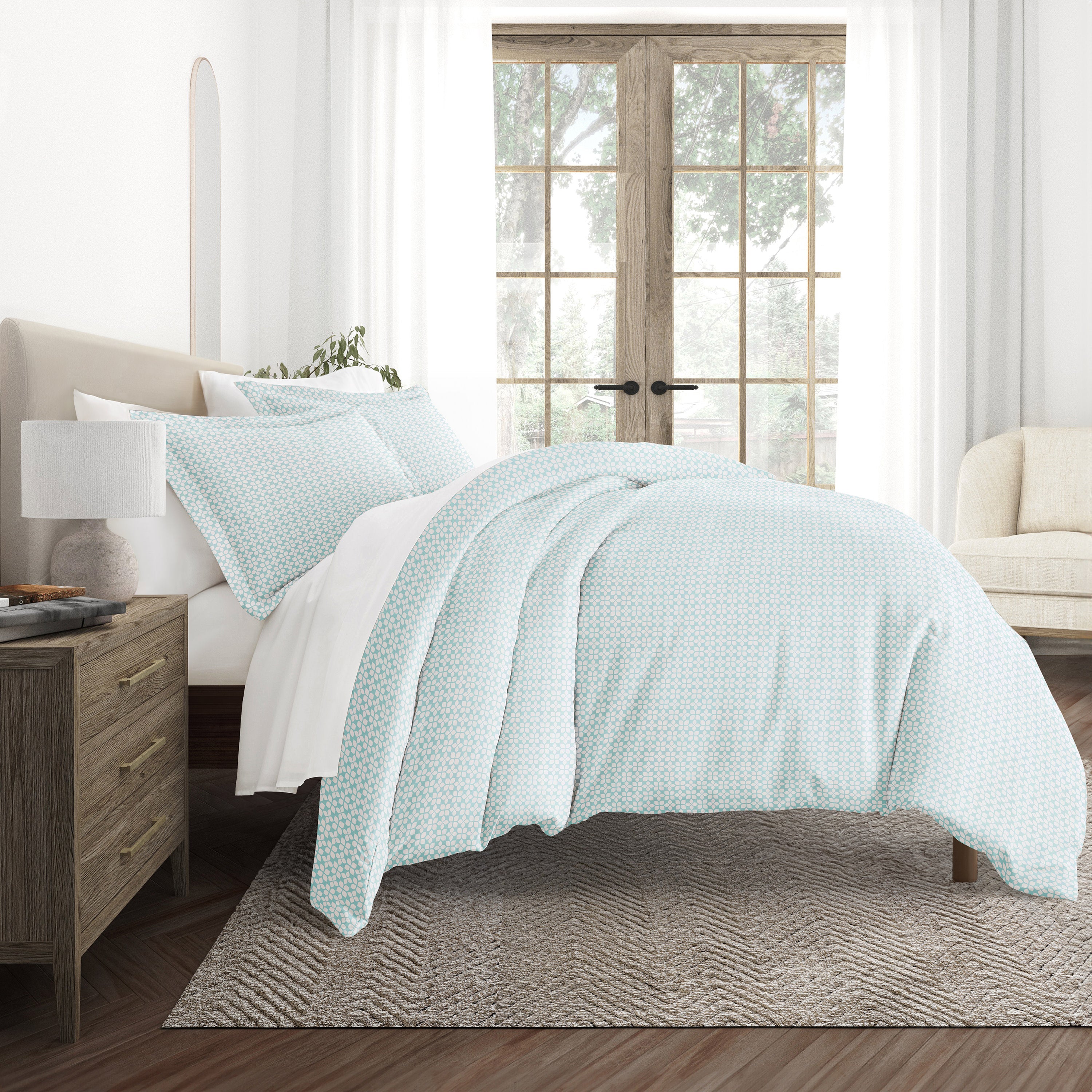 Starlight Patterned Duvet Cover Set