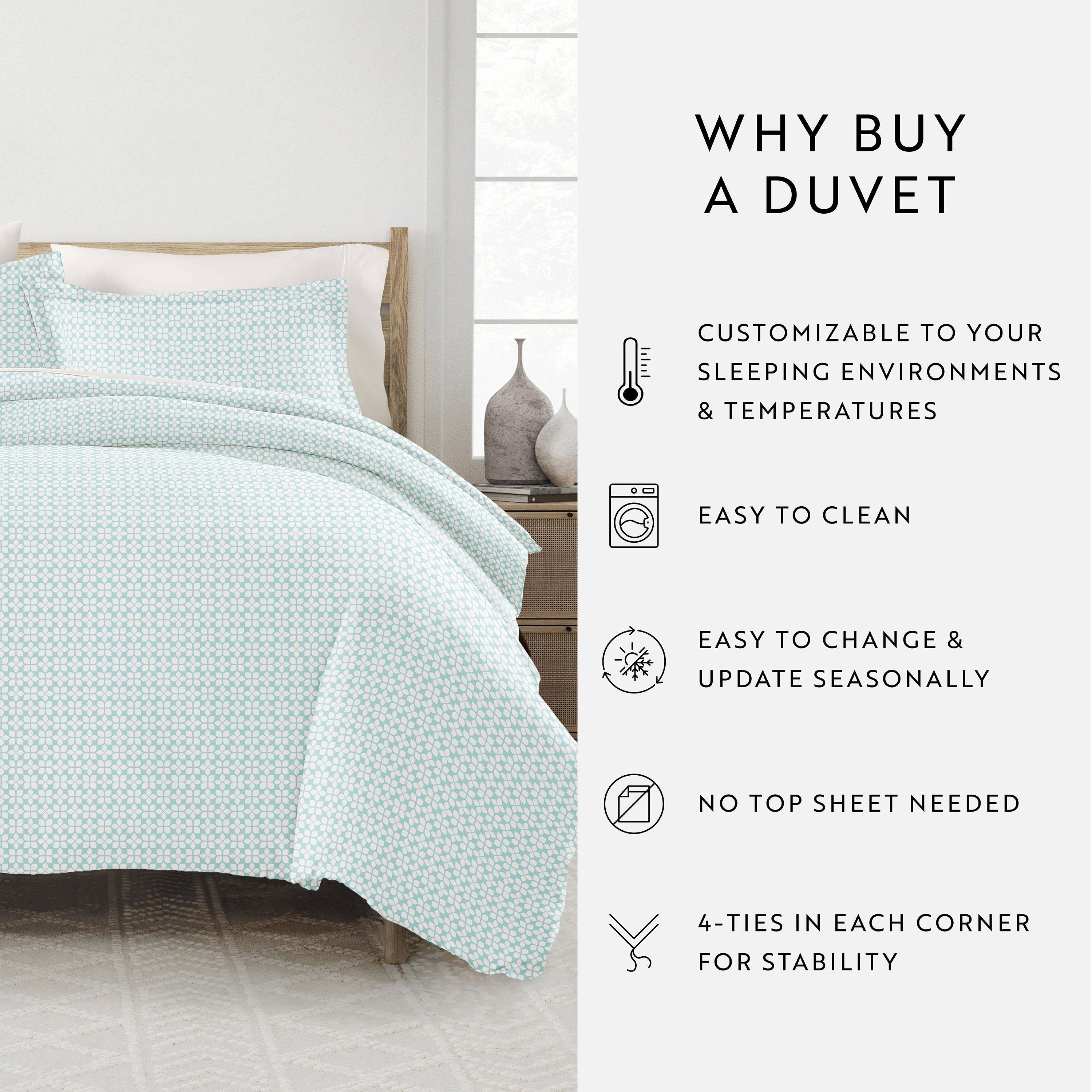 Starlight Patterned Duvet Cover Set
