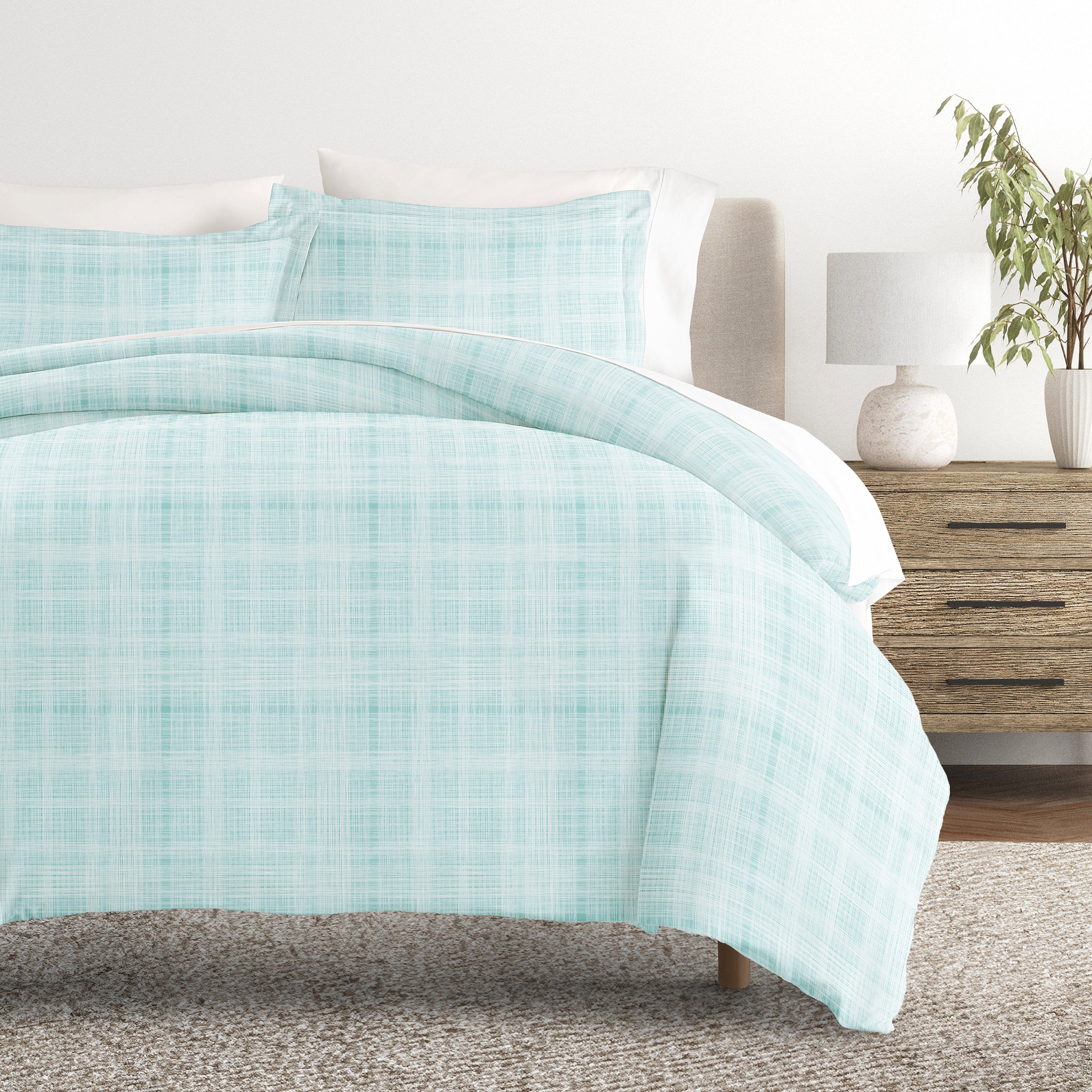Thatch Patterned Duvet Cover Set