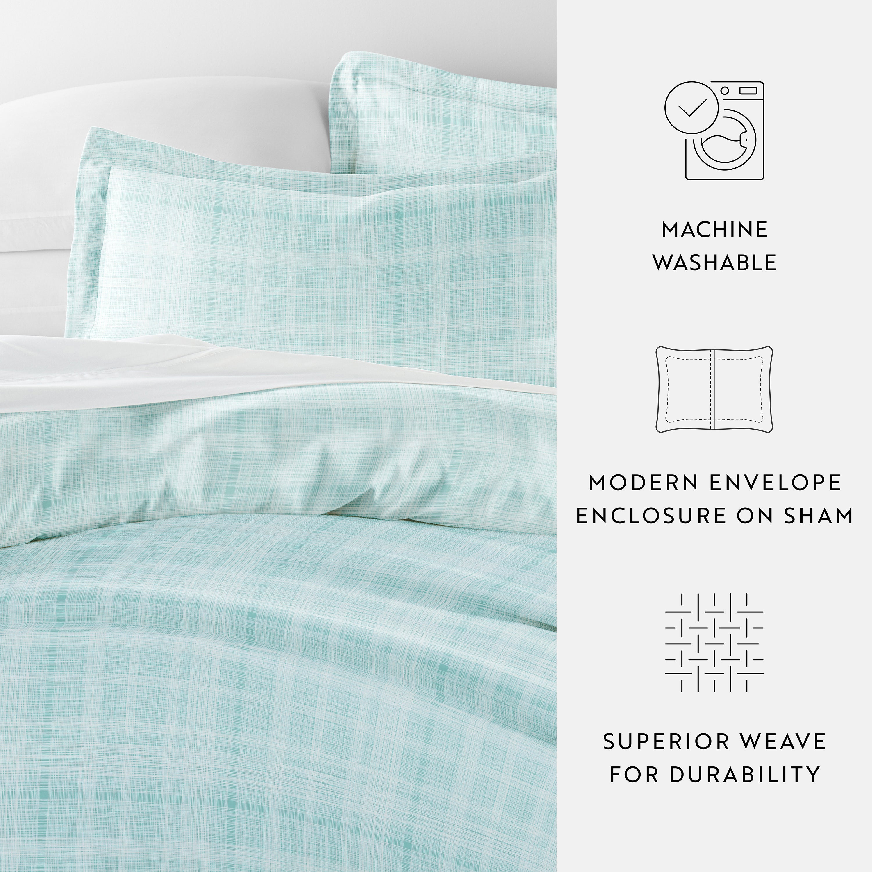 Thatch Patterned Duvet Cover Set