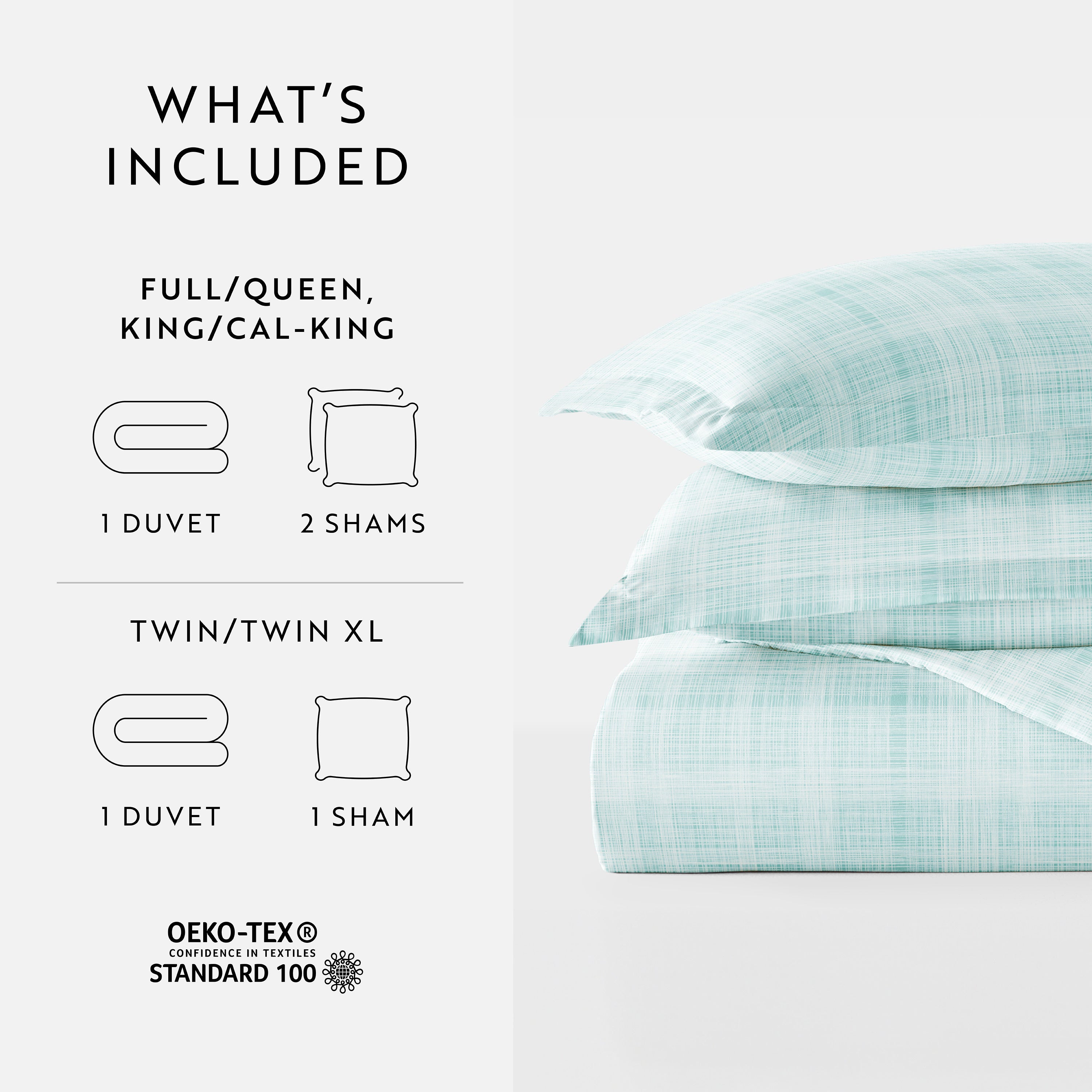 Thatch Patterned Duvet Cover Set