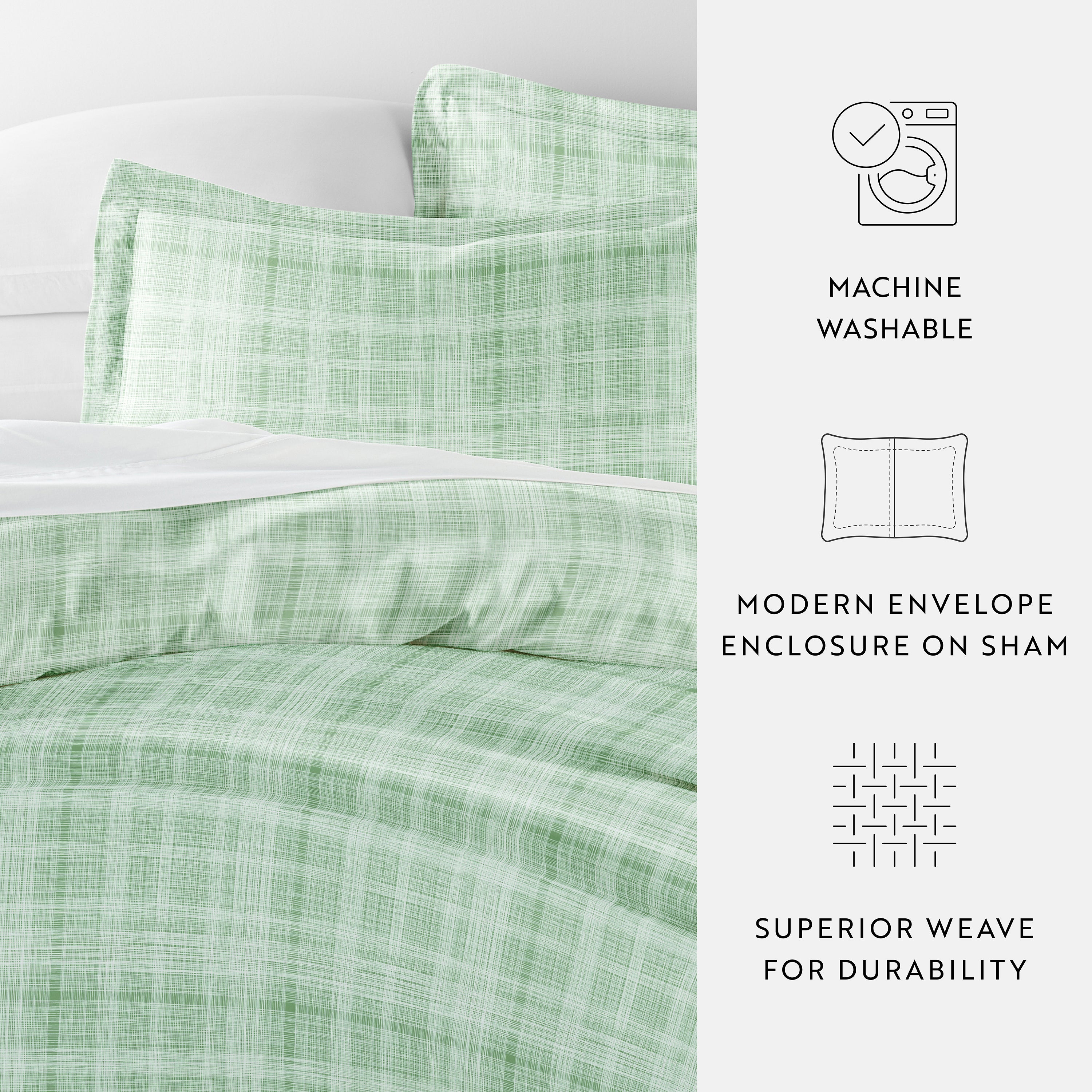 Thatch Patterned Duvet Cover Set