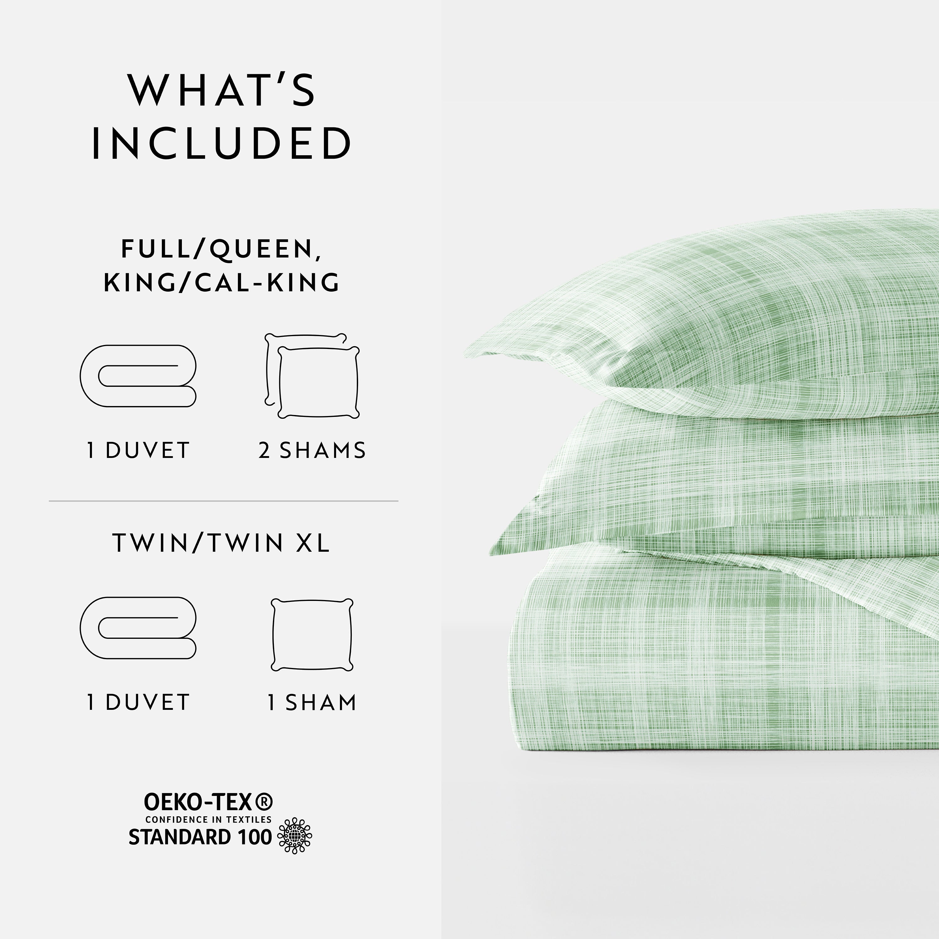 Thatch Patterned Duvet Cover Set
