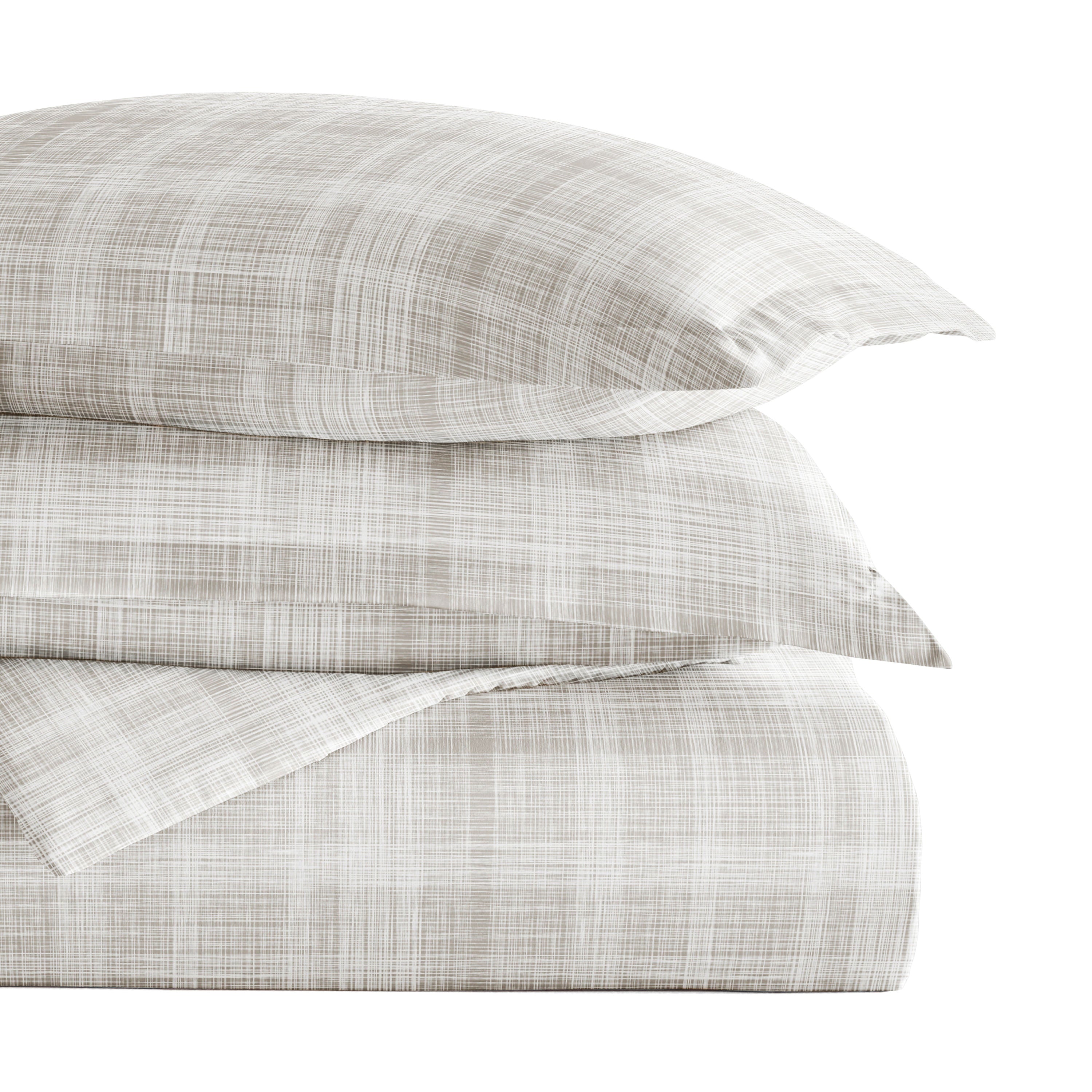 Thatch Patterned Duvet Cover Set