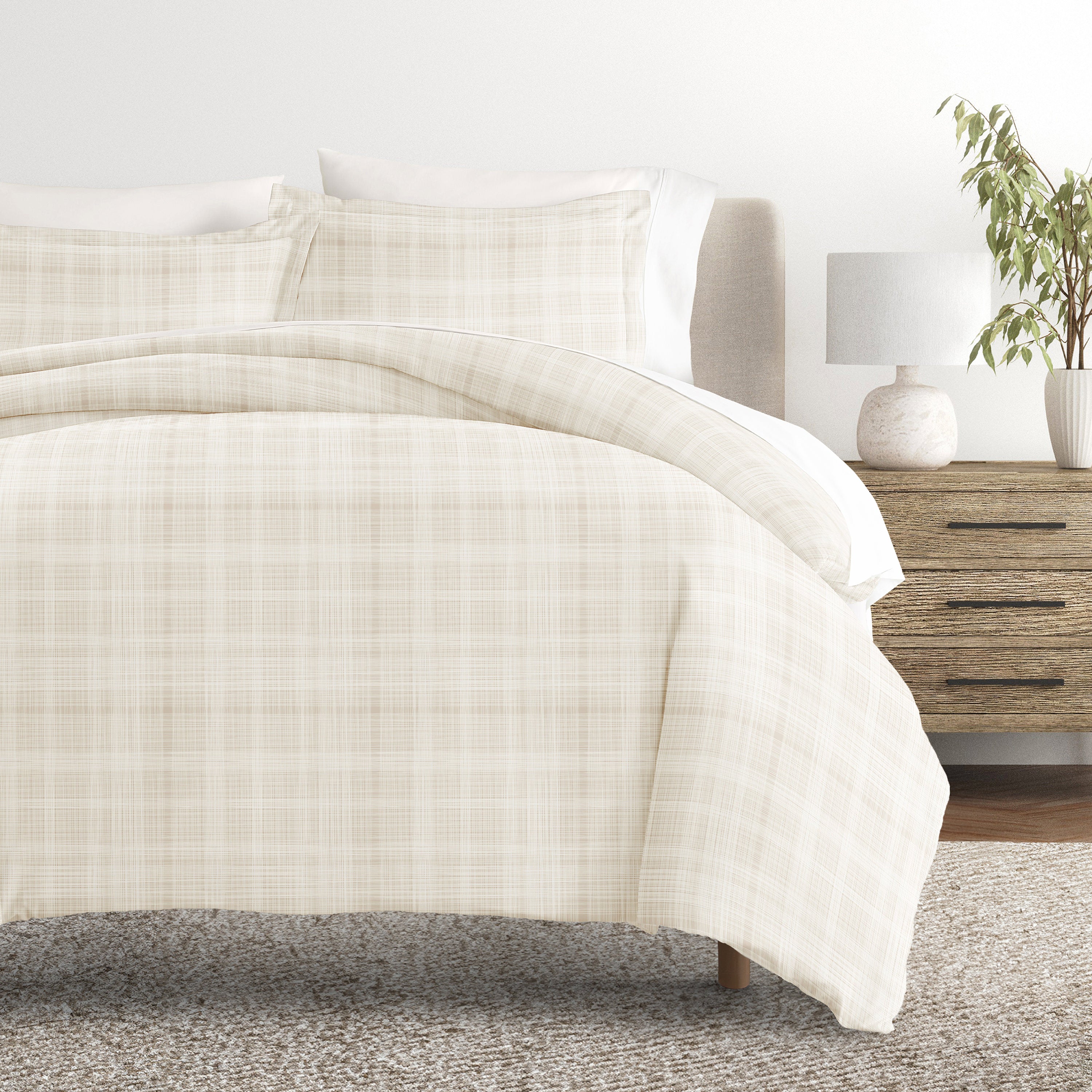 Thatch Patterned Duvet Cover Set