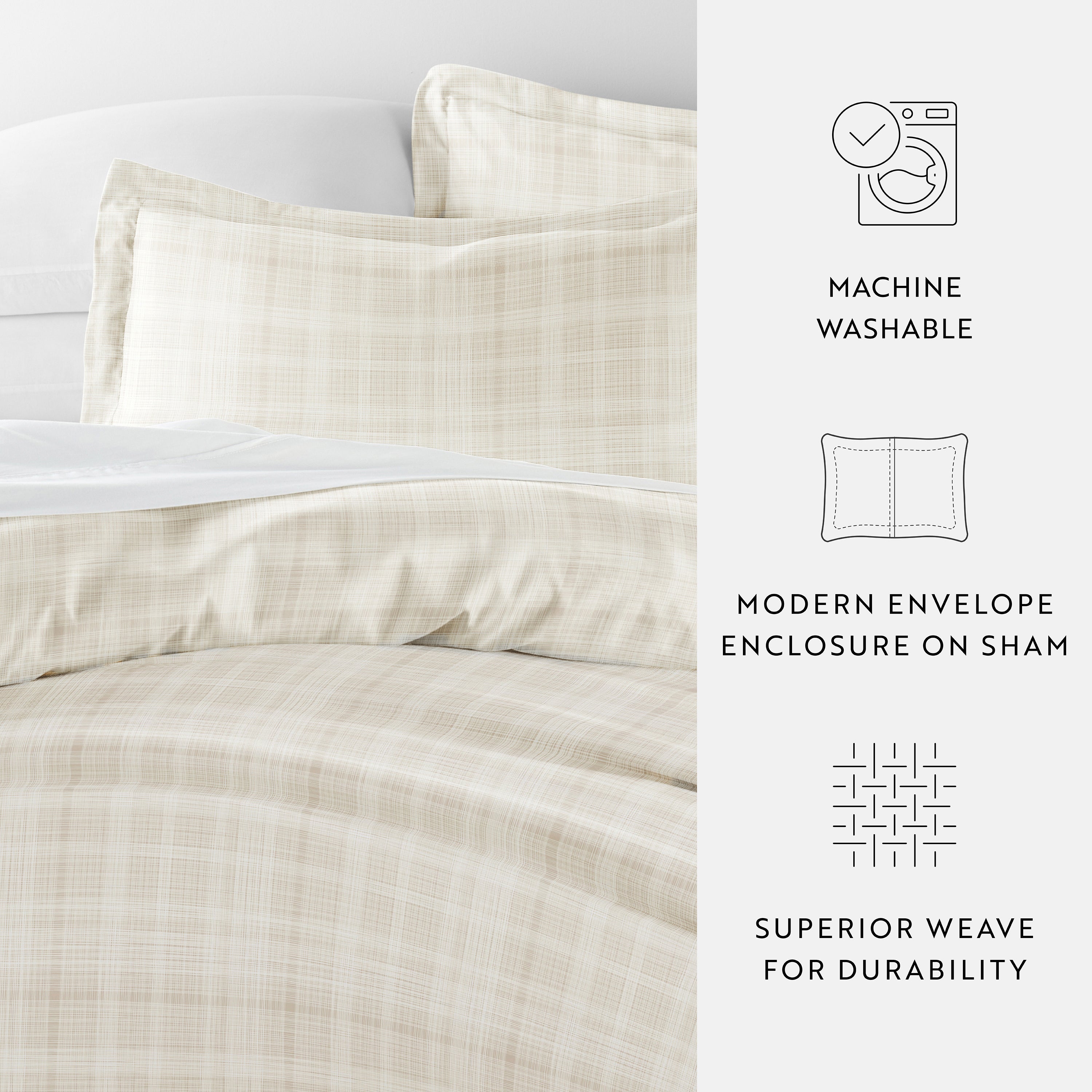 Thatch Patterned Duvet Cover Set