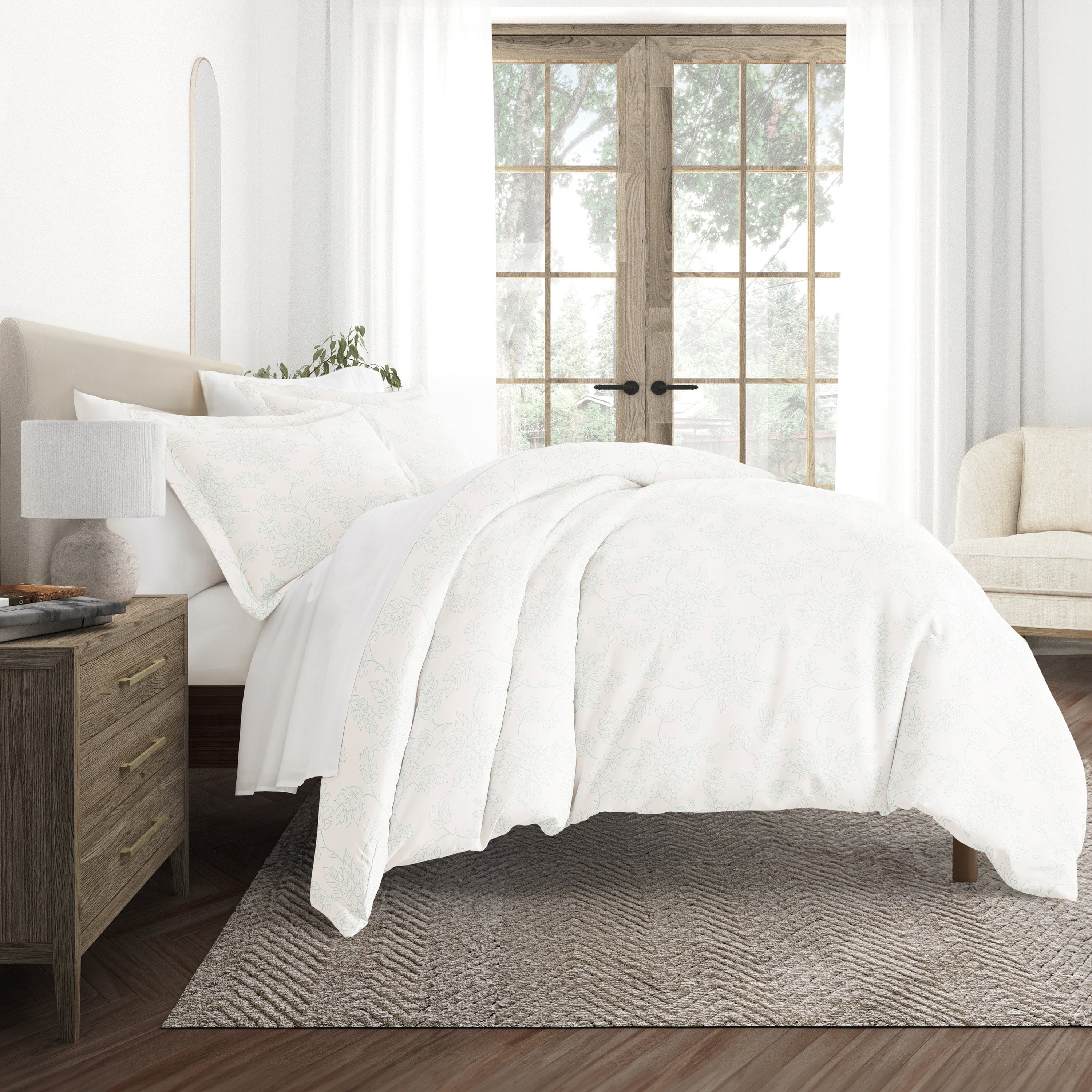 Vines Patterned Duvet Cover Set