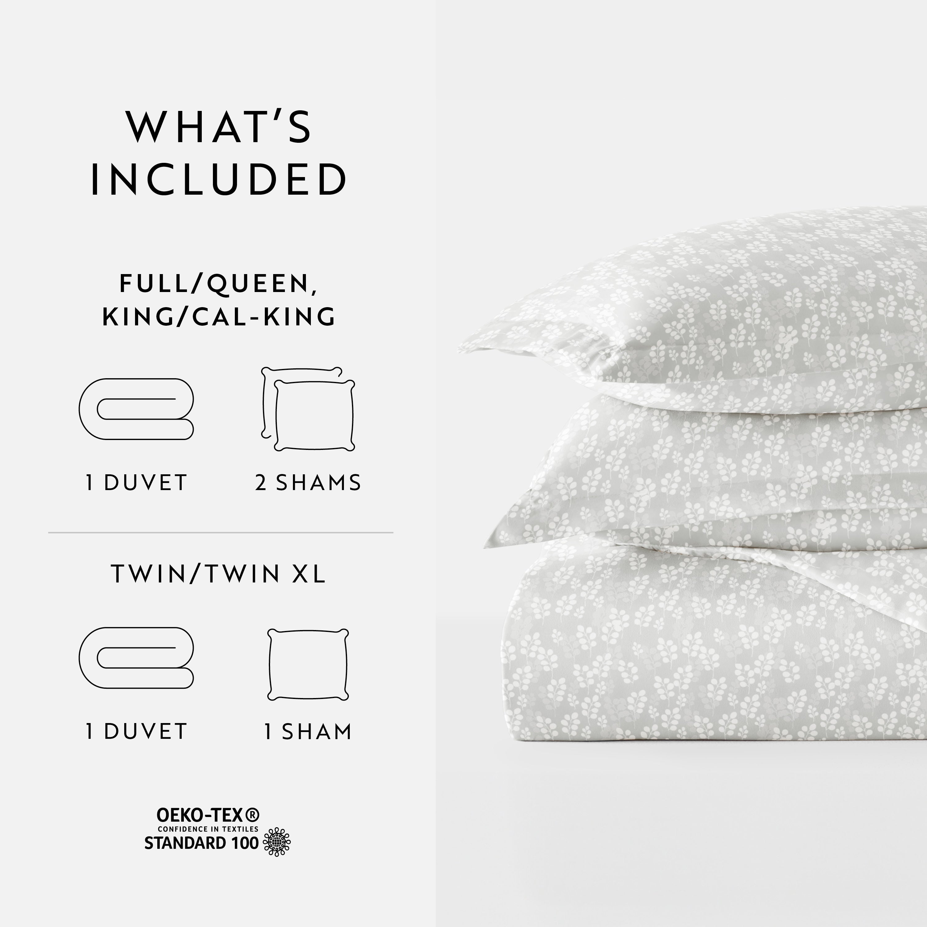 Wheatfield Patterned Duvet Cover Set
