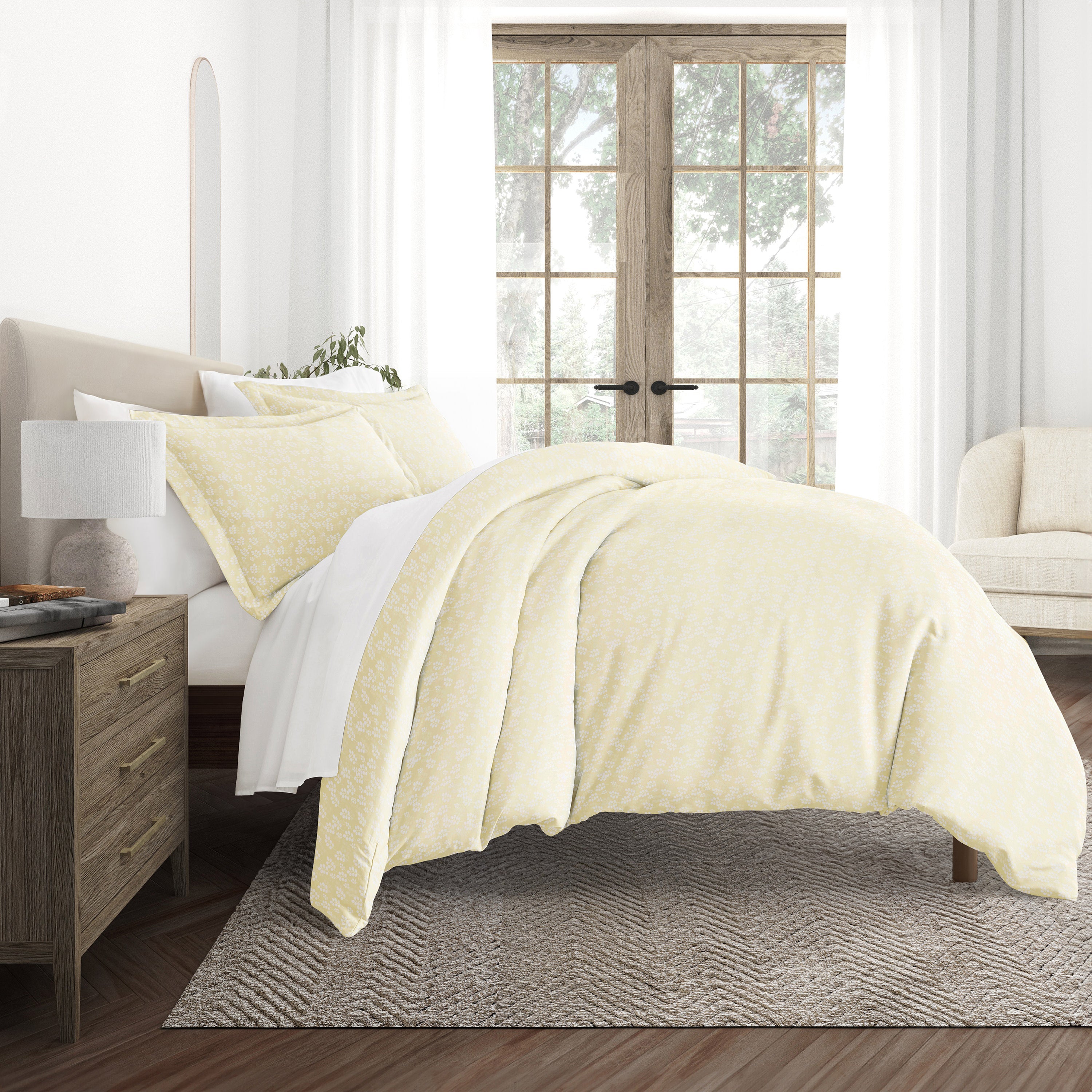 Wheatfield Patterned Duvet Cover Set