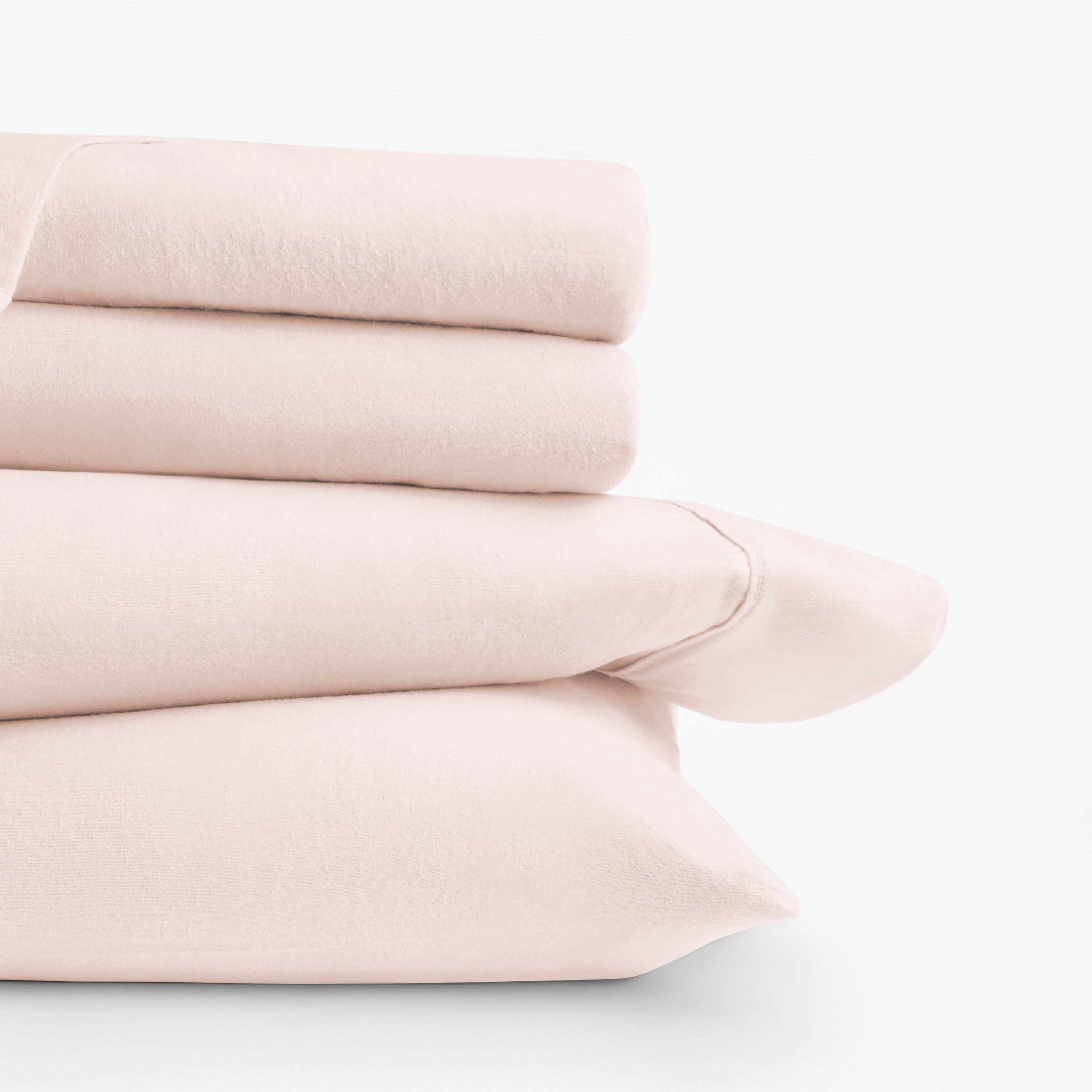 4-Piece 100% Cotton Flannel Sheet Set