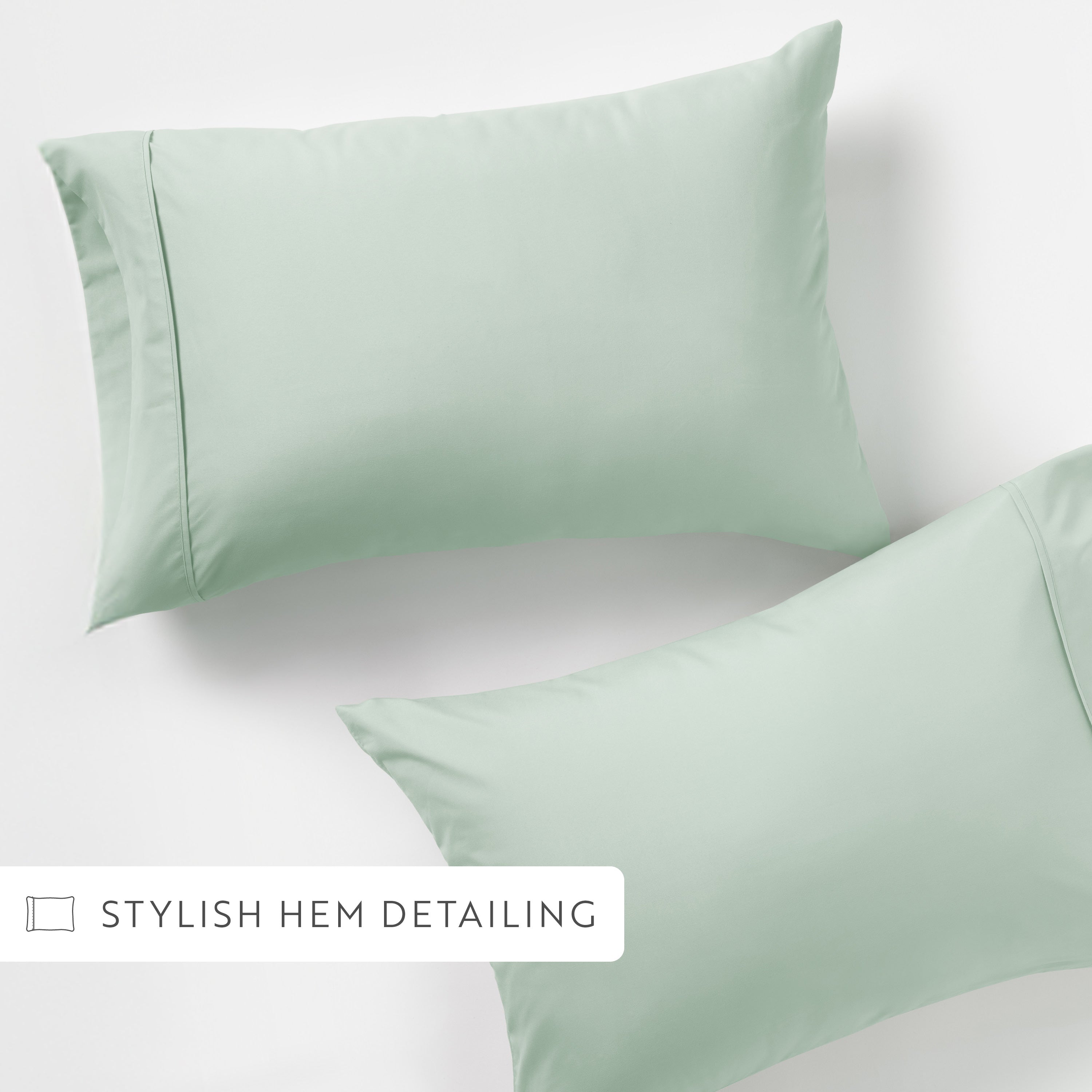Double Brushed Pillowcase Set