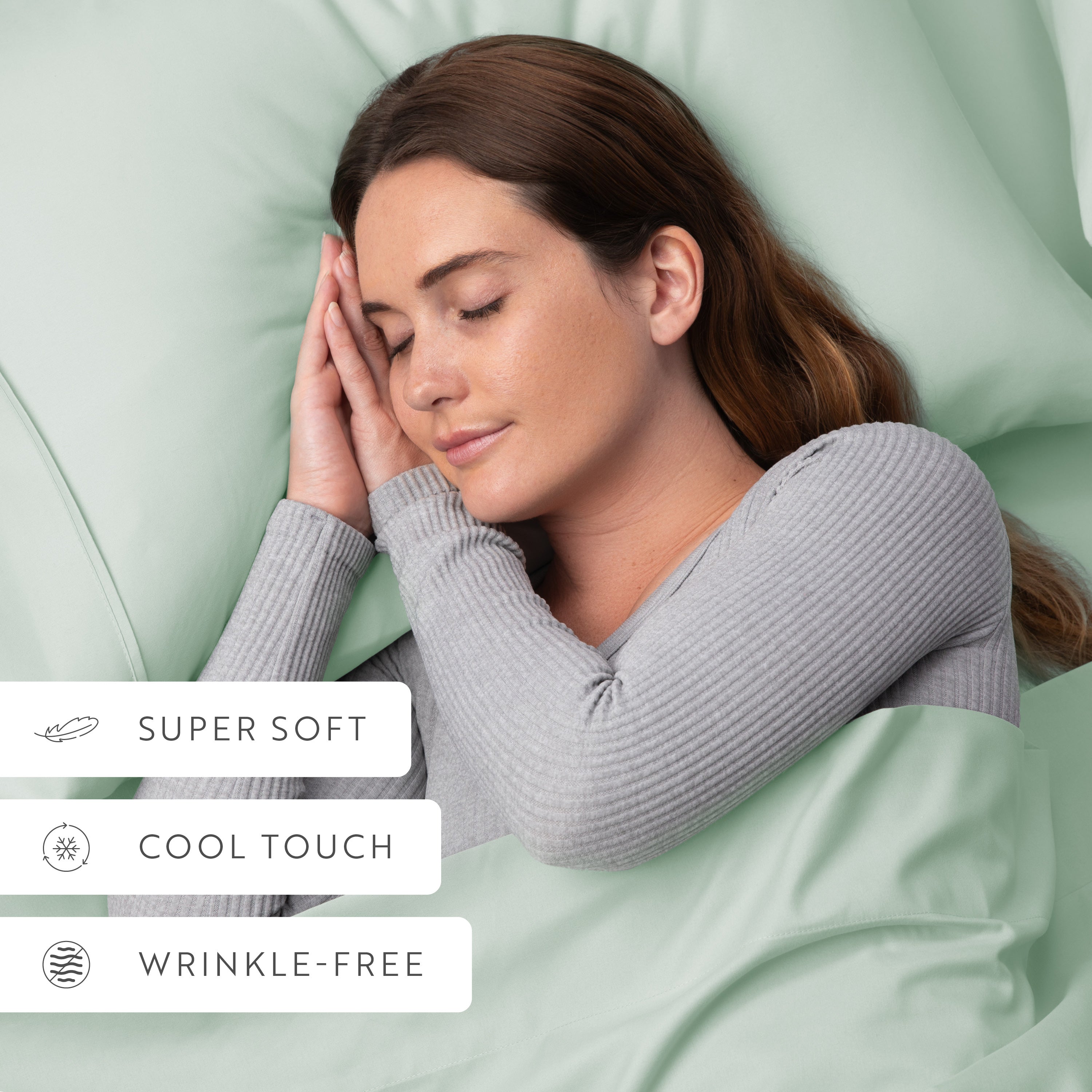 Double Brushed Pillowcase Set