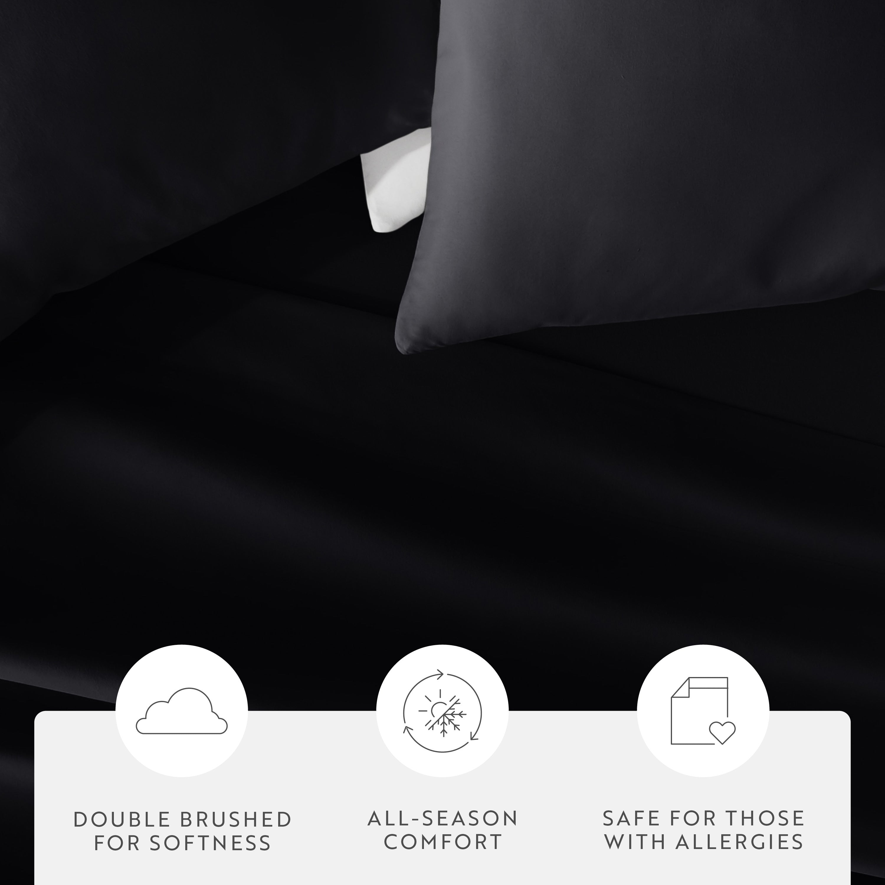 Double Brushed Pillowcase Set