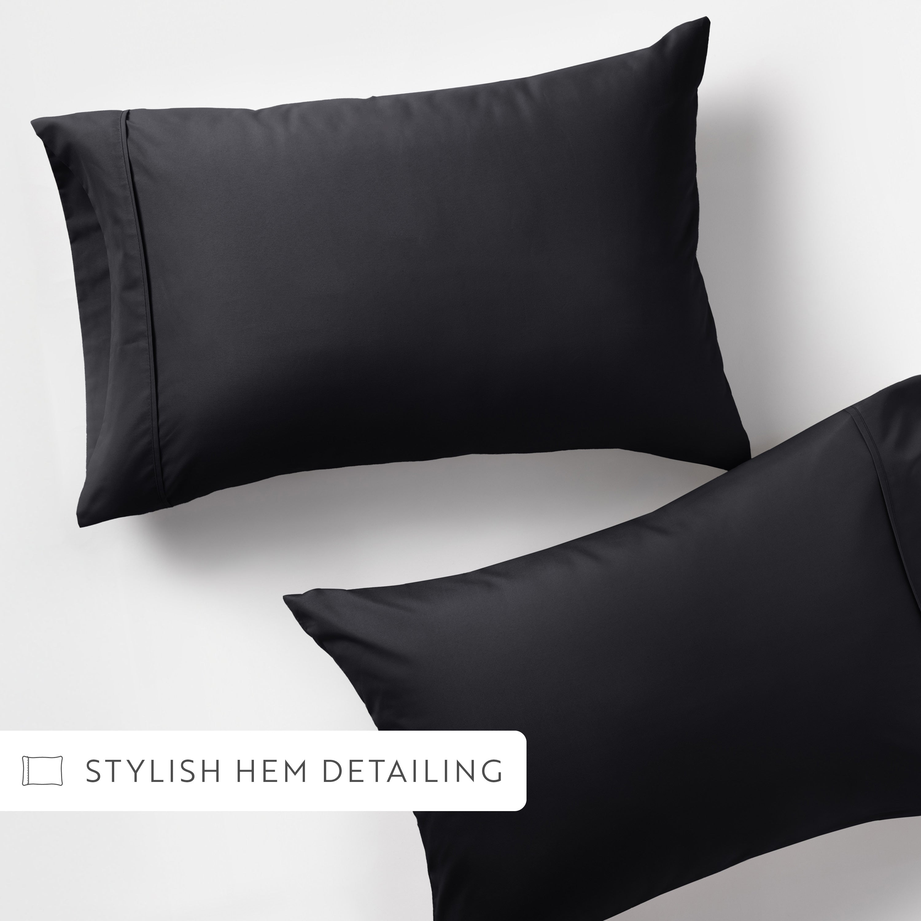Double Brushed Pillowcase Set