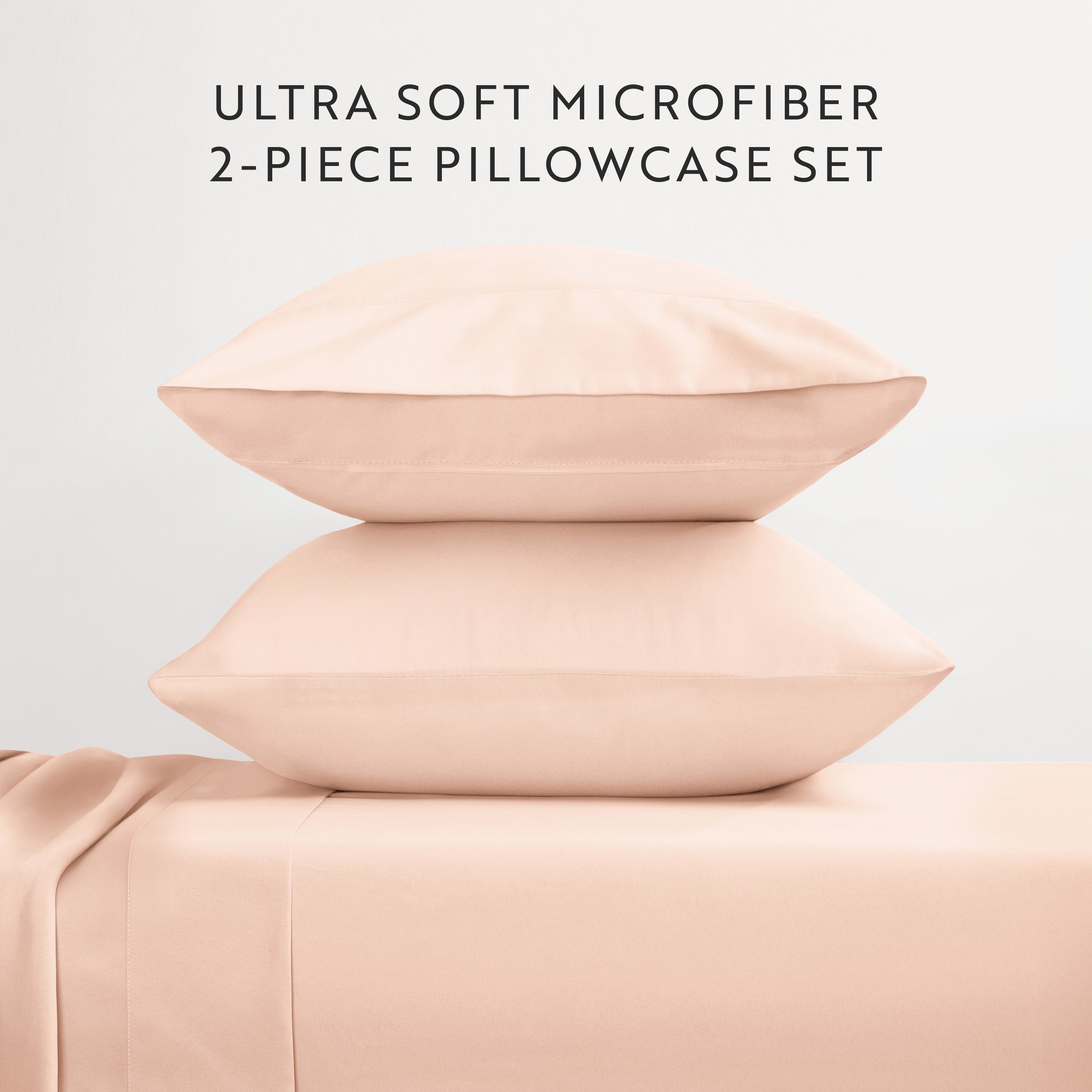 Double Brushed Pillowcase Set