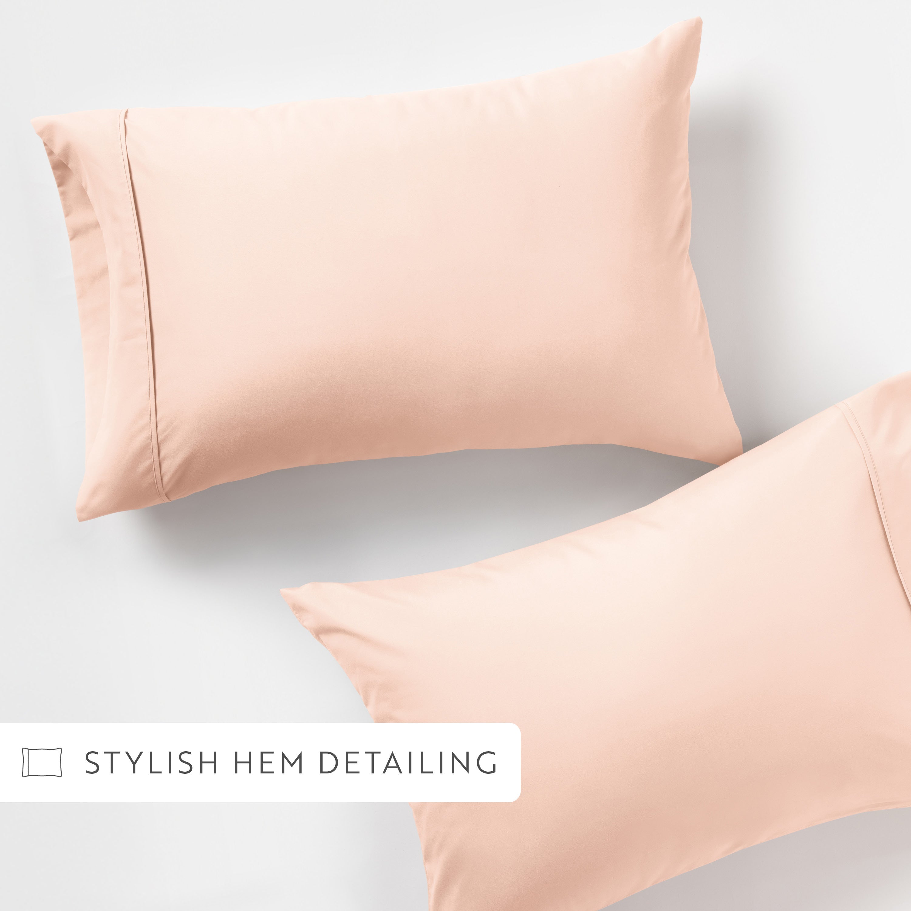 Double Brushed Pillowcase Set