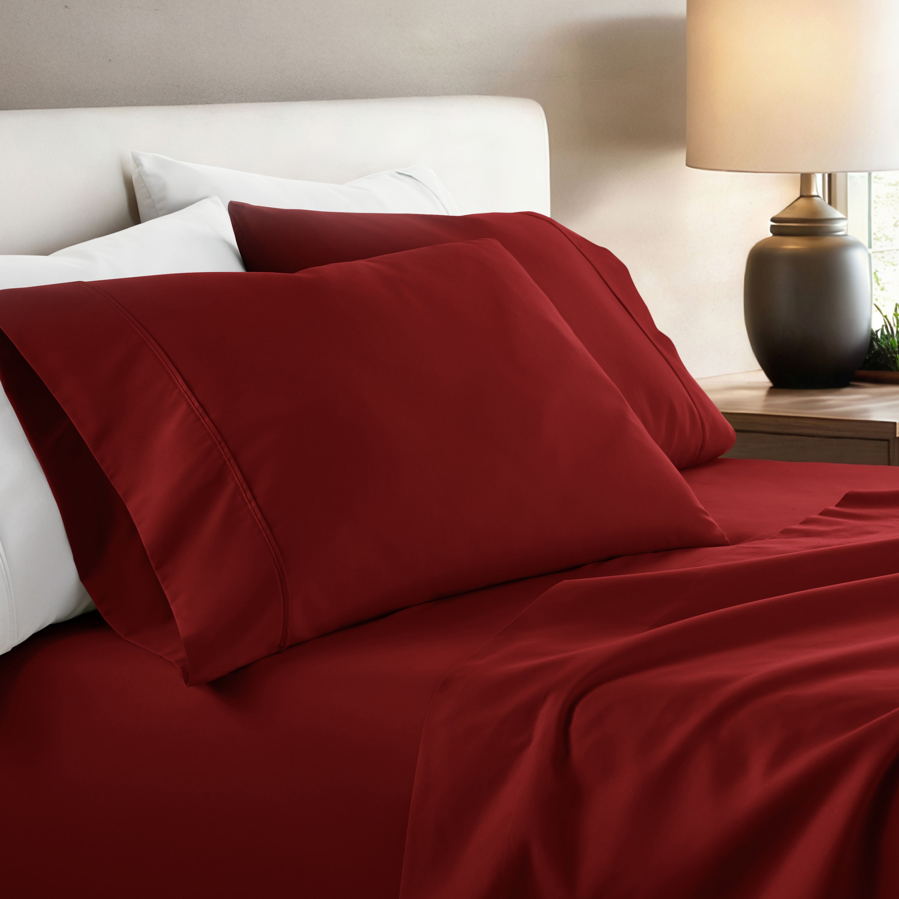Double Brushed Pillowcase Set