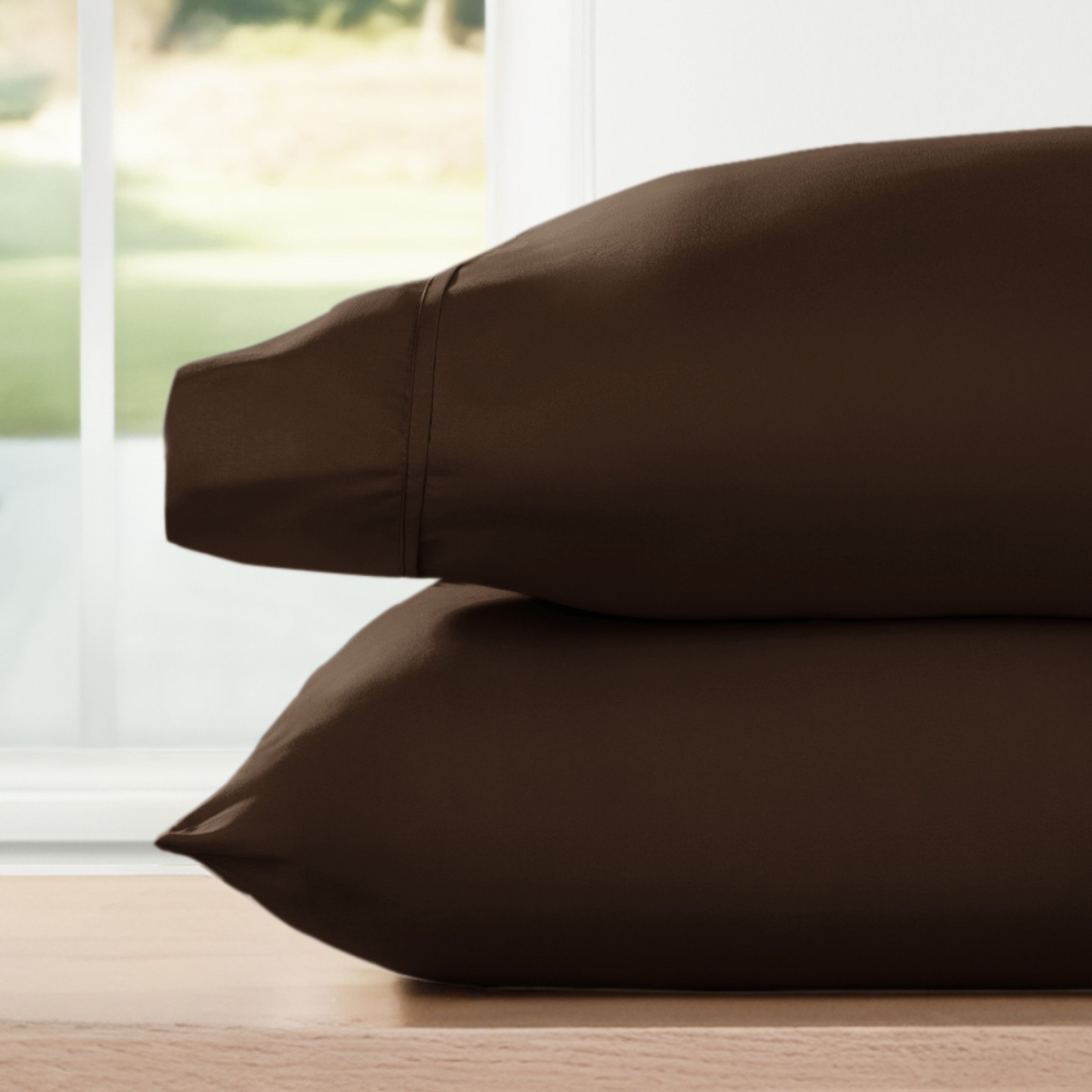 Double Brushed Pillowcase Set