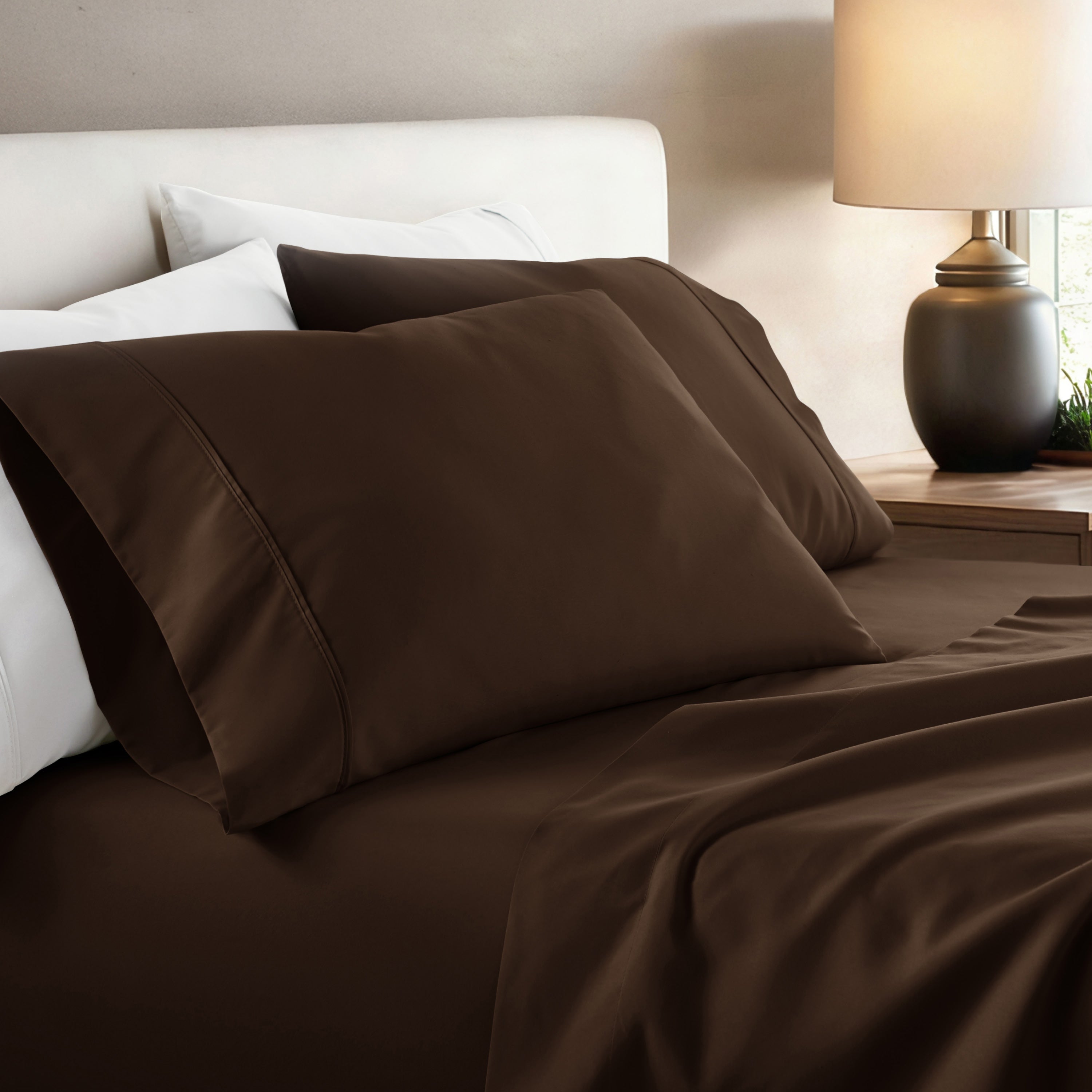 Double Brushed Pillowcase Set