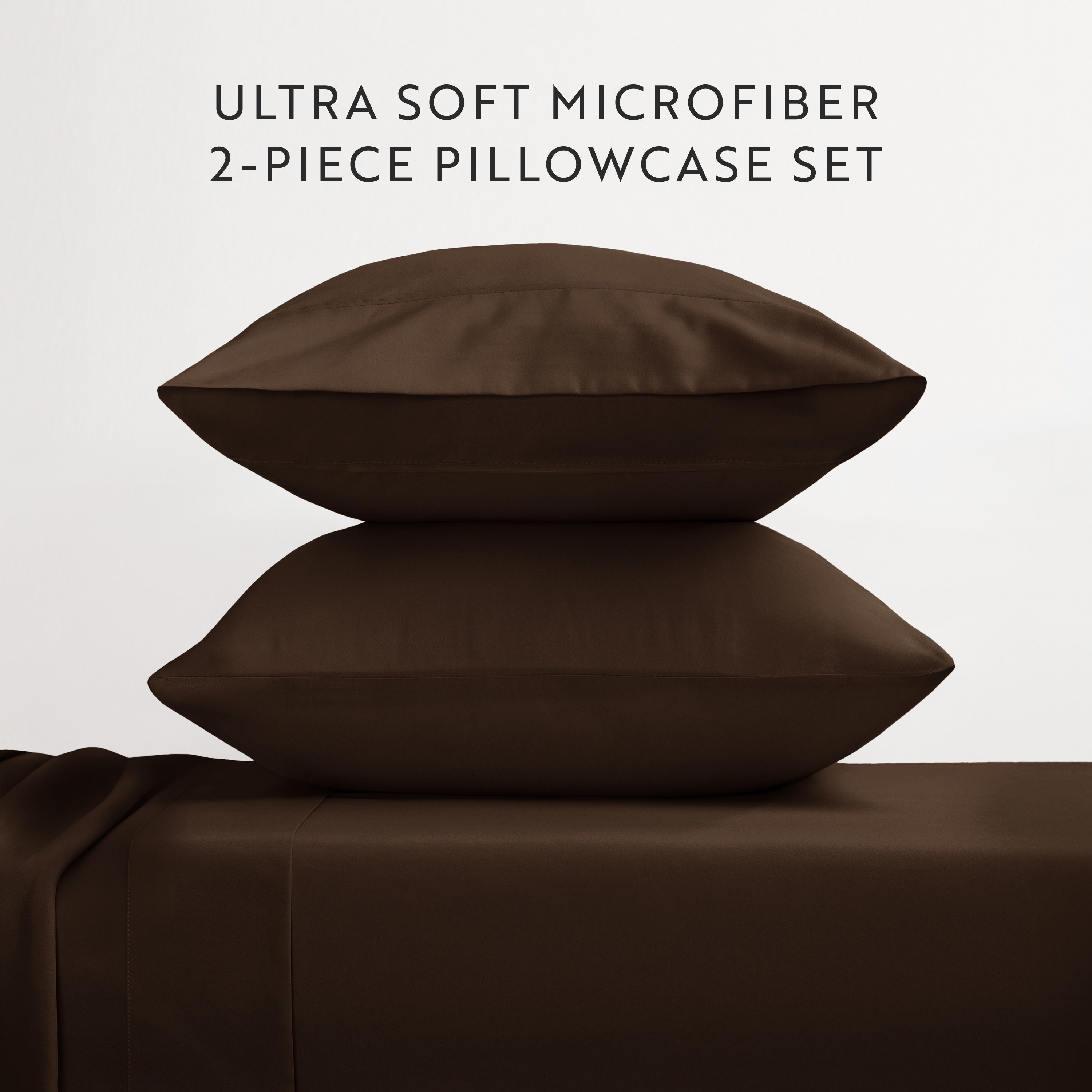 Double Brushed Pillowcase Set