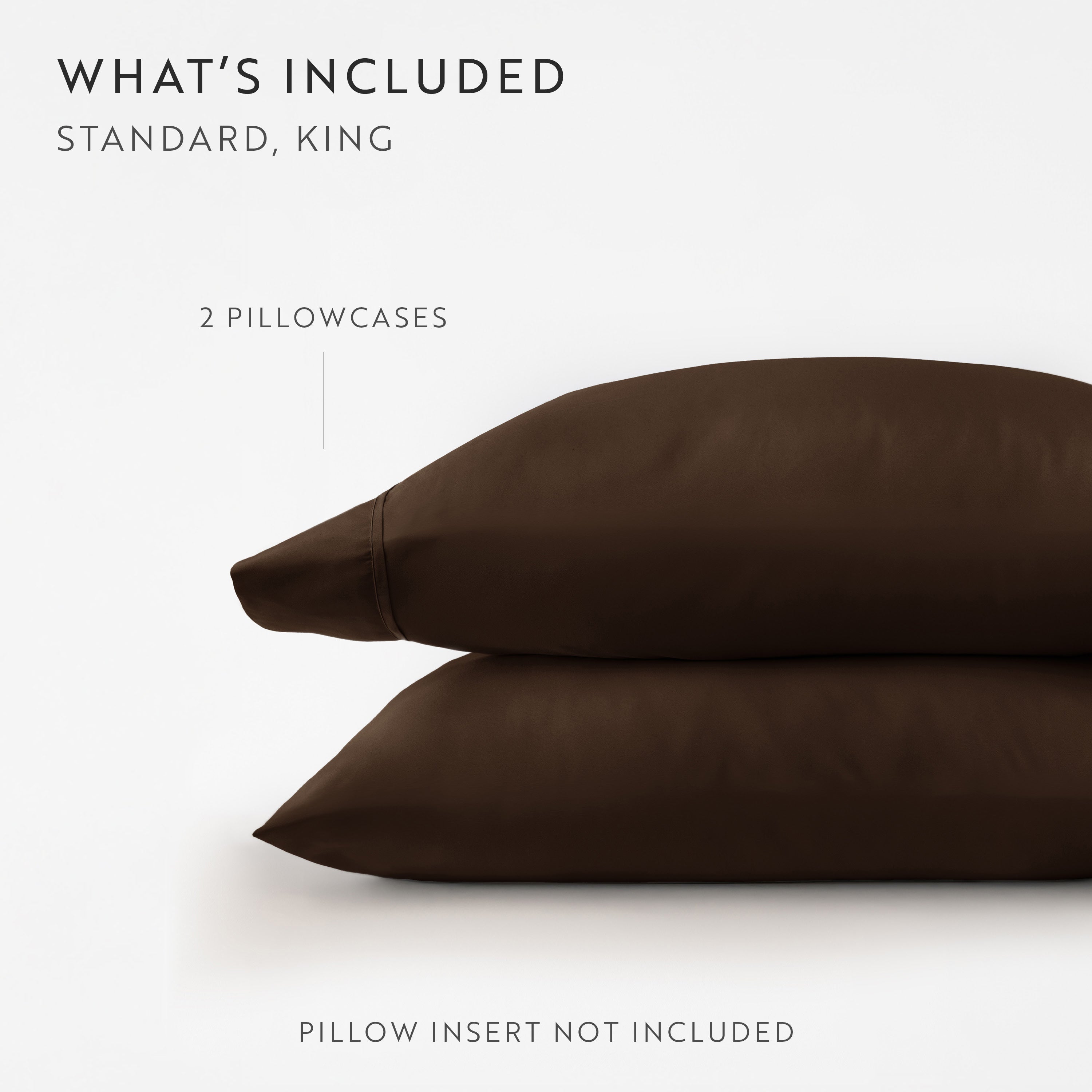 Double Brushed Pillowcase Set