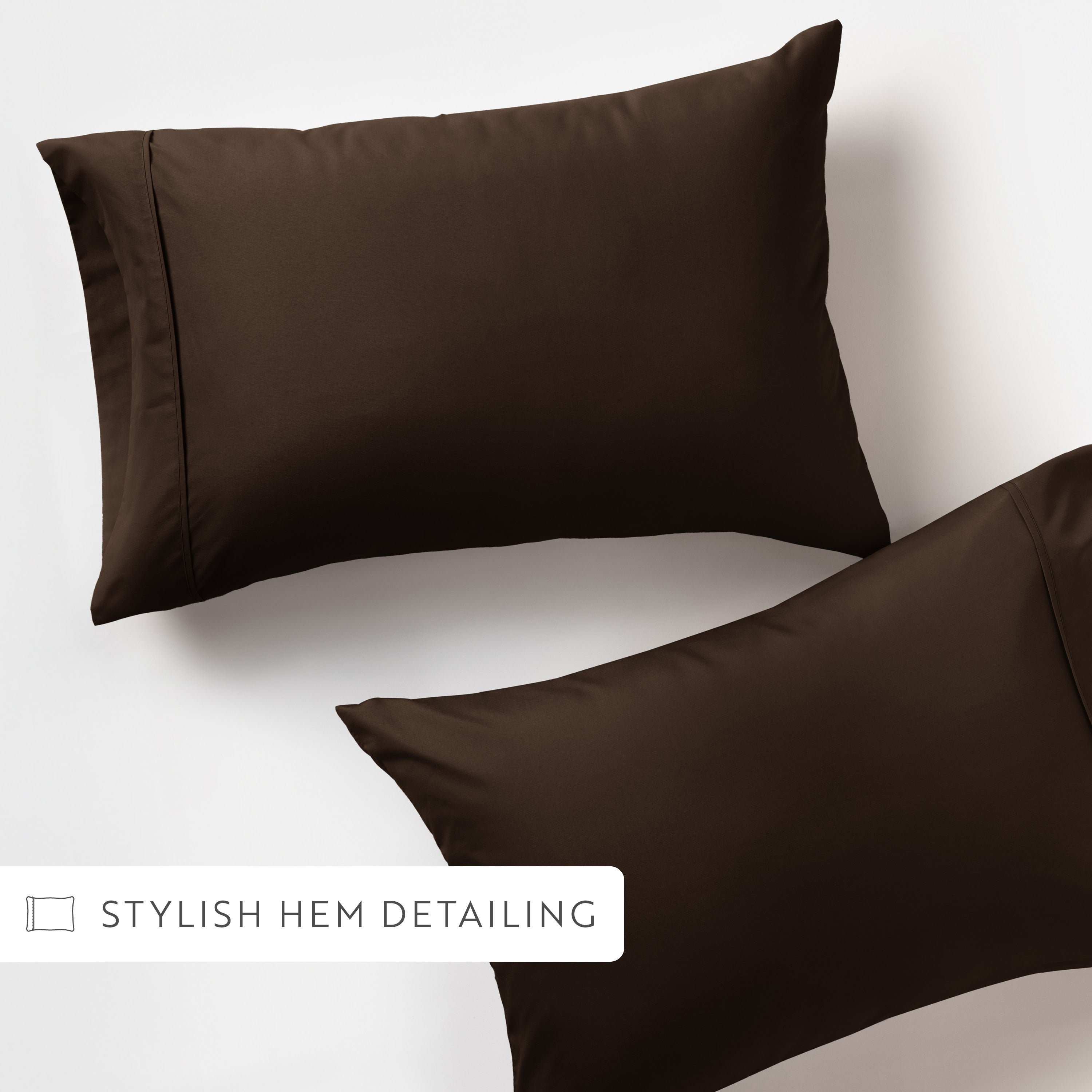 Double Brushed Pillowcase Set