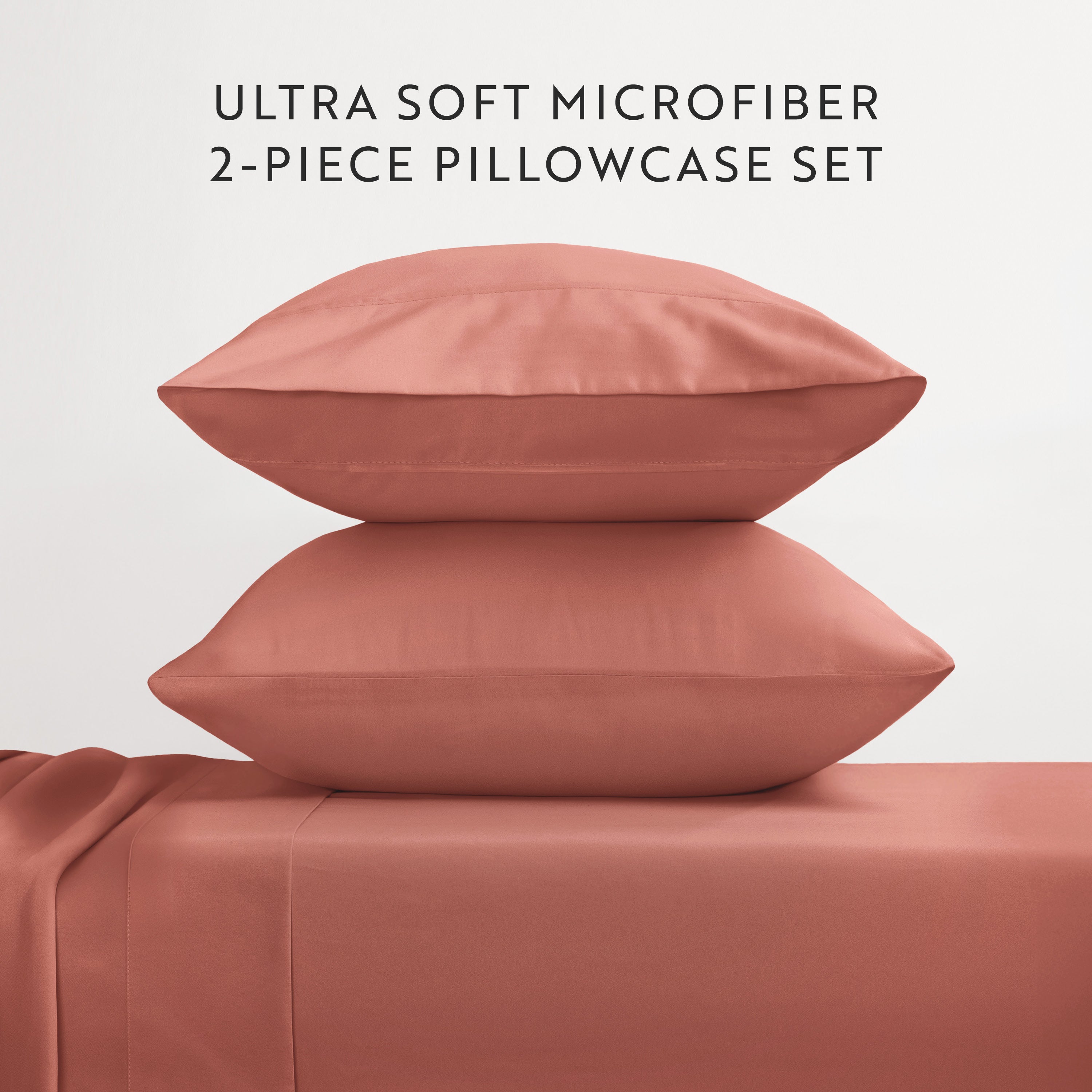 Double Brushed Pillowcase Set